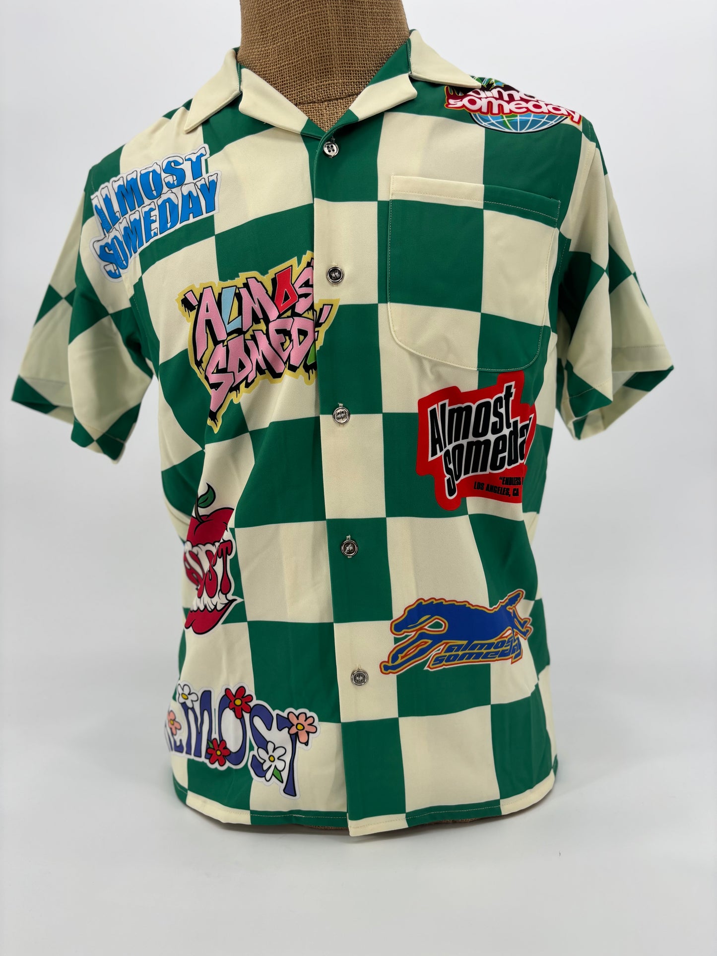 ALSO Hendrix Button Up Green