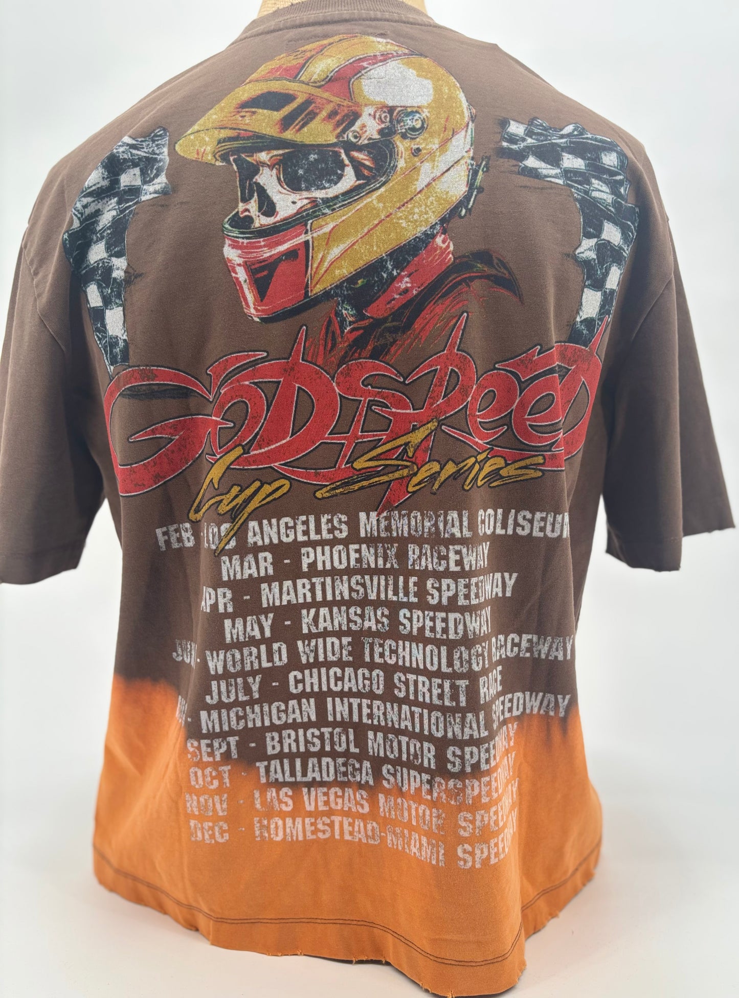 GodSpeed Brown Nascar Tee