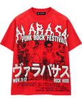 Valabasas Punk Fest Tee Red