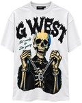 GWest Grim Glory Tee Wht Green