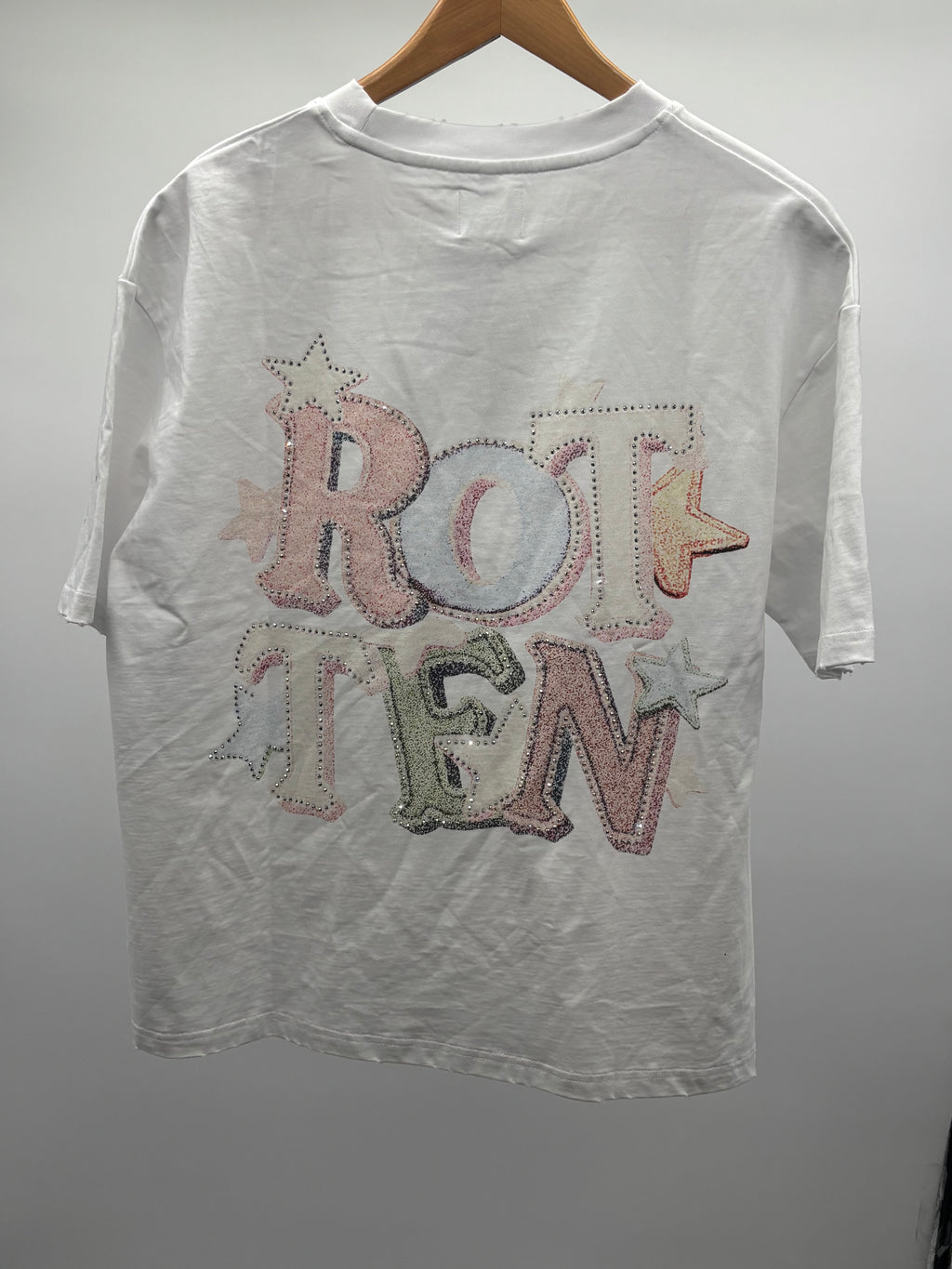 Dry Rot Rotten in America Tour Tee Wht
