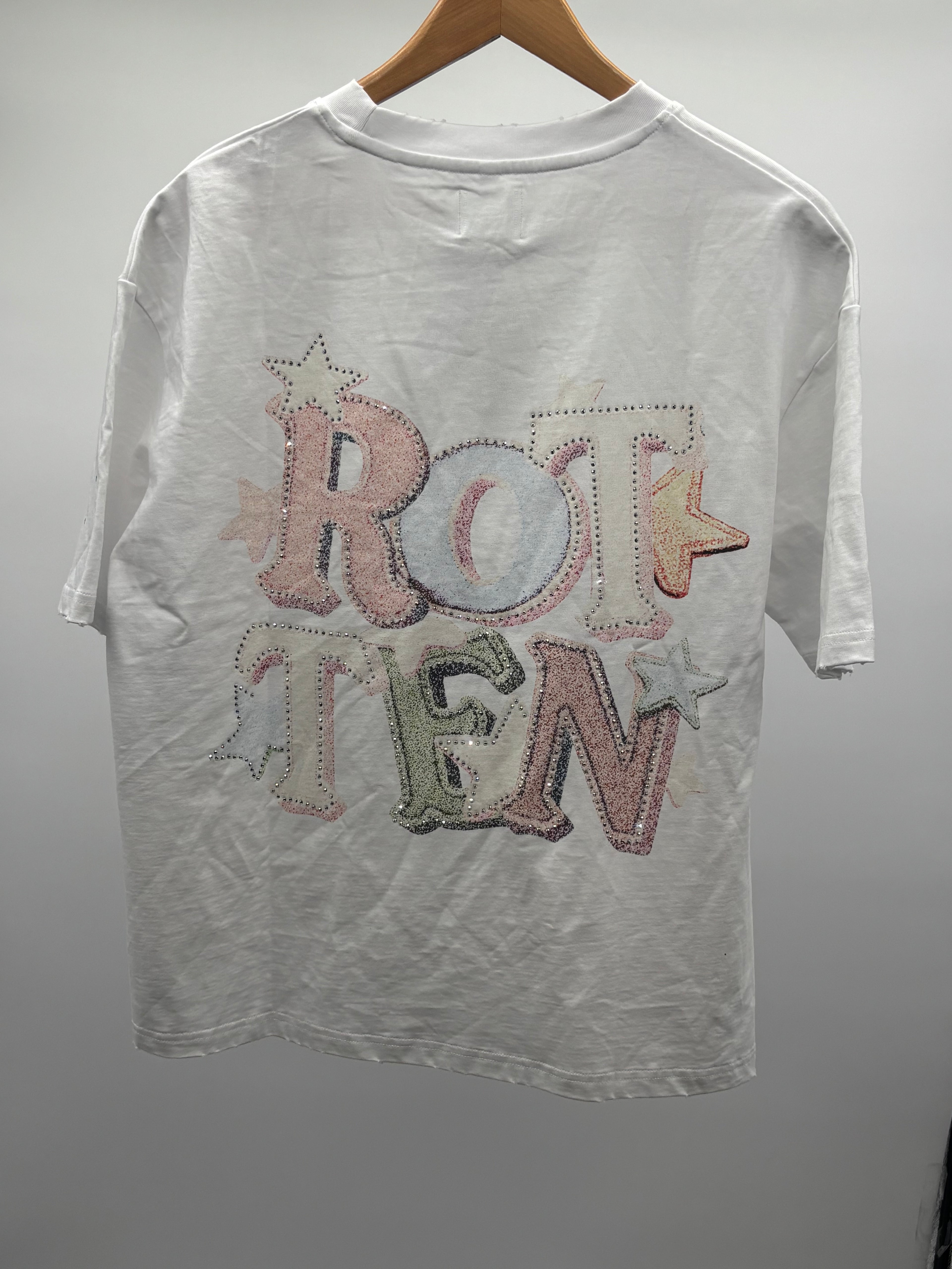 Dry Rot Rotten in America Tour Tee Wht