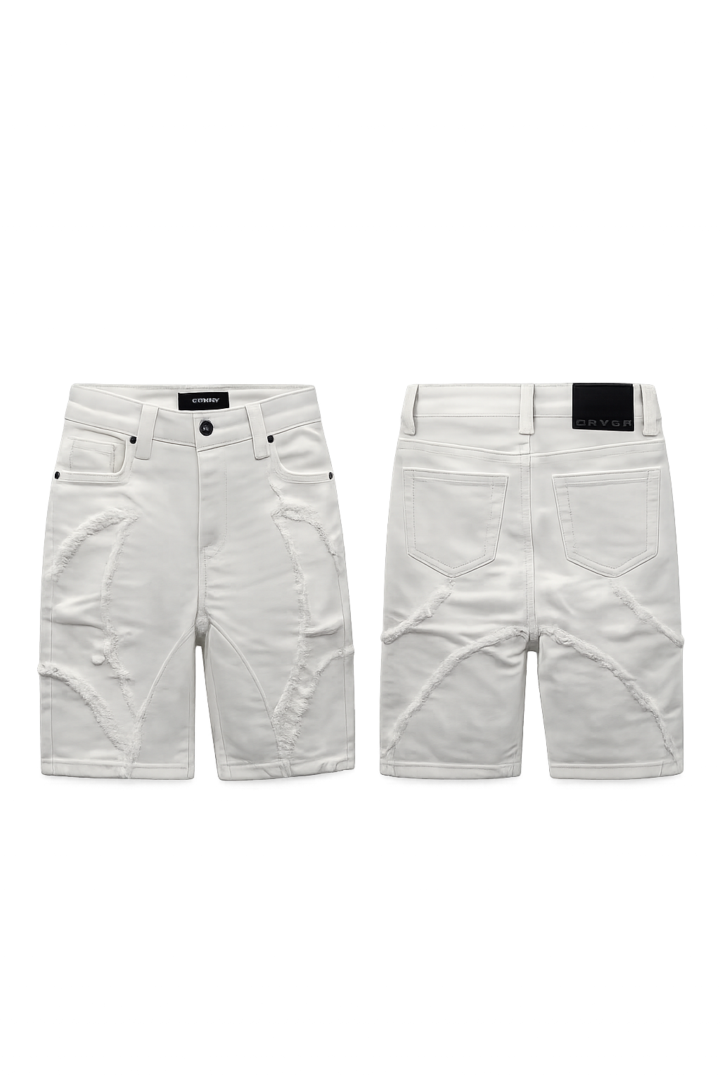 Crysp Rigged Shorts White