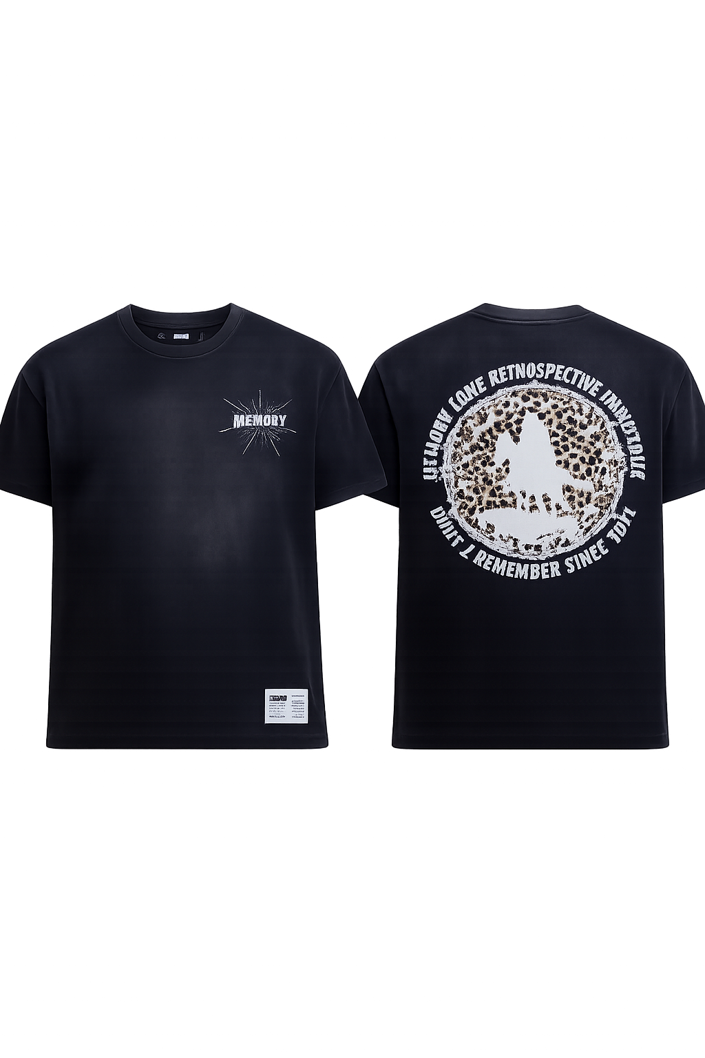 Memory Lane Retro Star Tee Blk