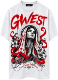 GWest Blessed Grace Tee Wht Red