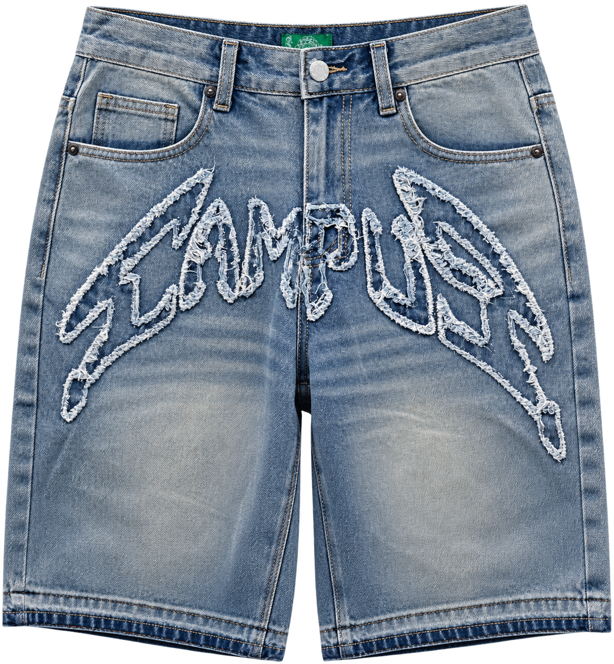 Campus Applique Denim Jort Blue