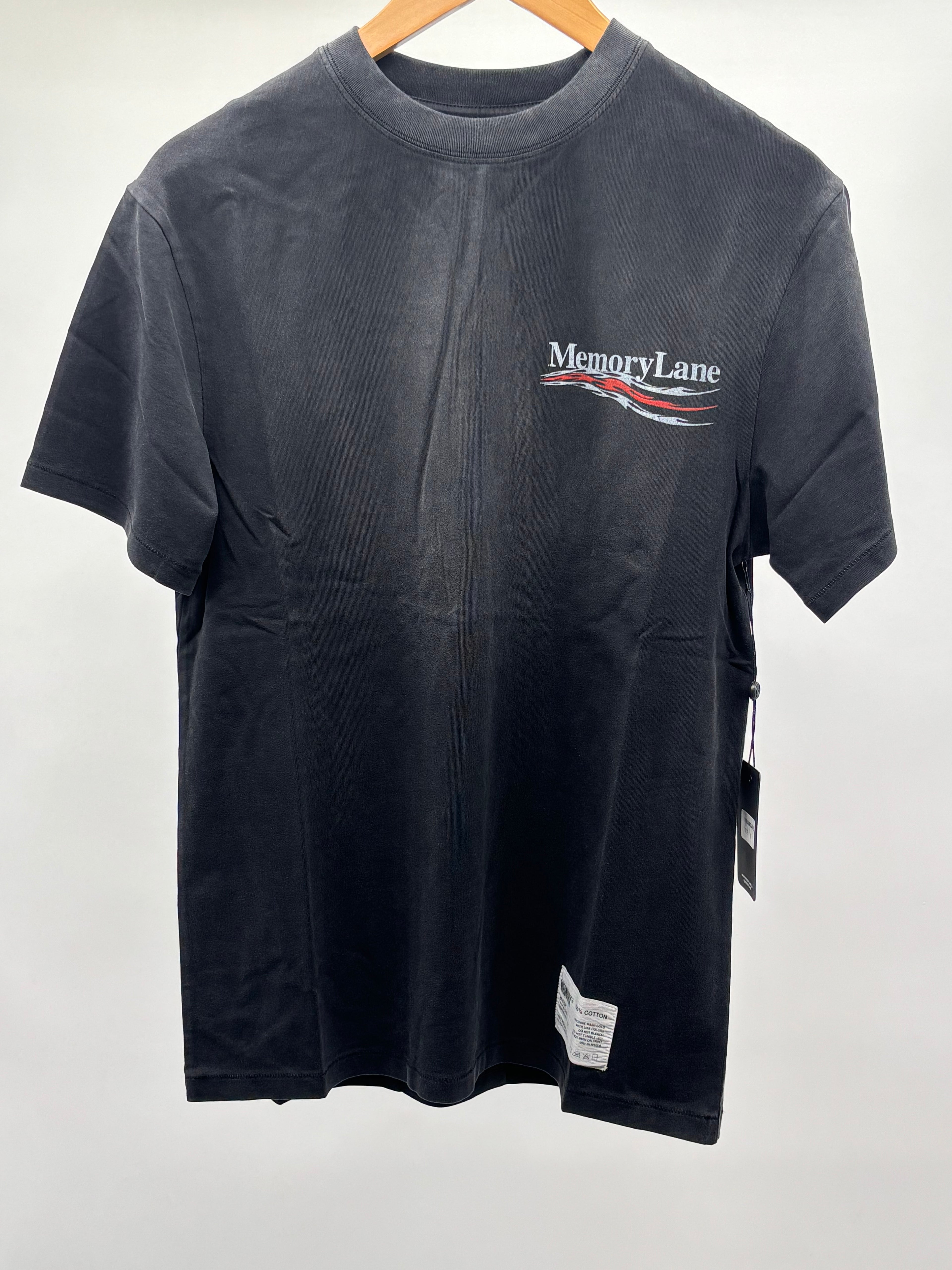 Memory Lane Blazing Trails Tee Vntg Blk