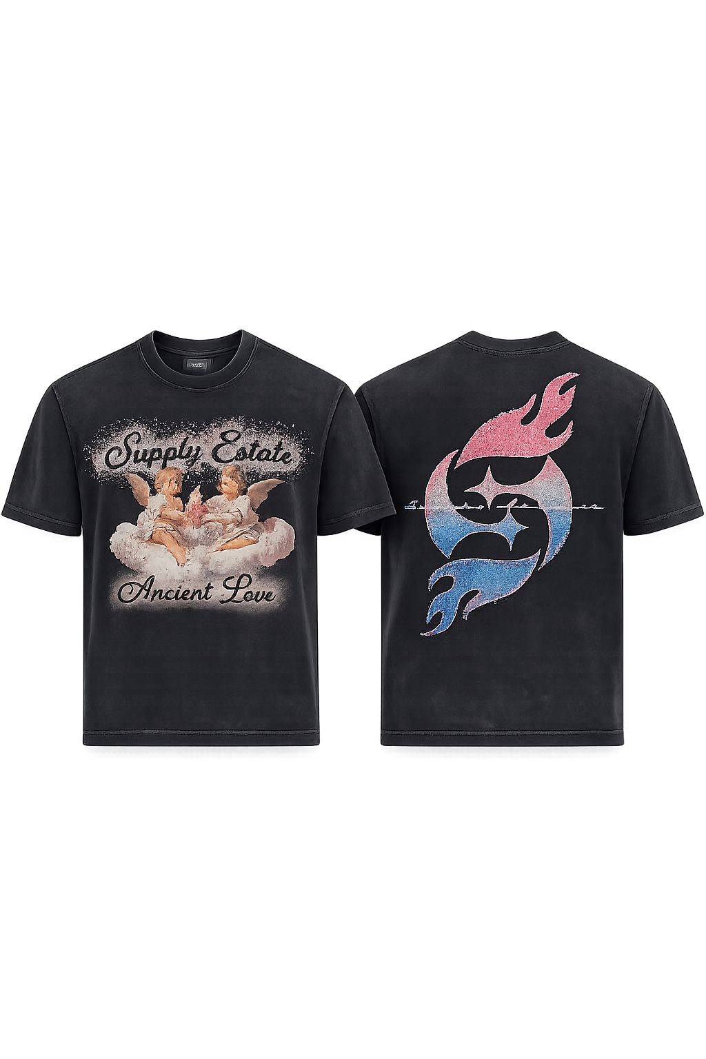 Supply Angels Tee Blk