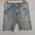 FR Cathedral Denim Shorts Blue