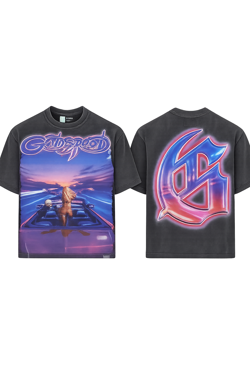 Godspeed Black Blue Lady Tee
