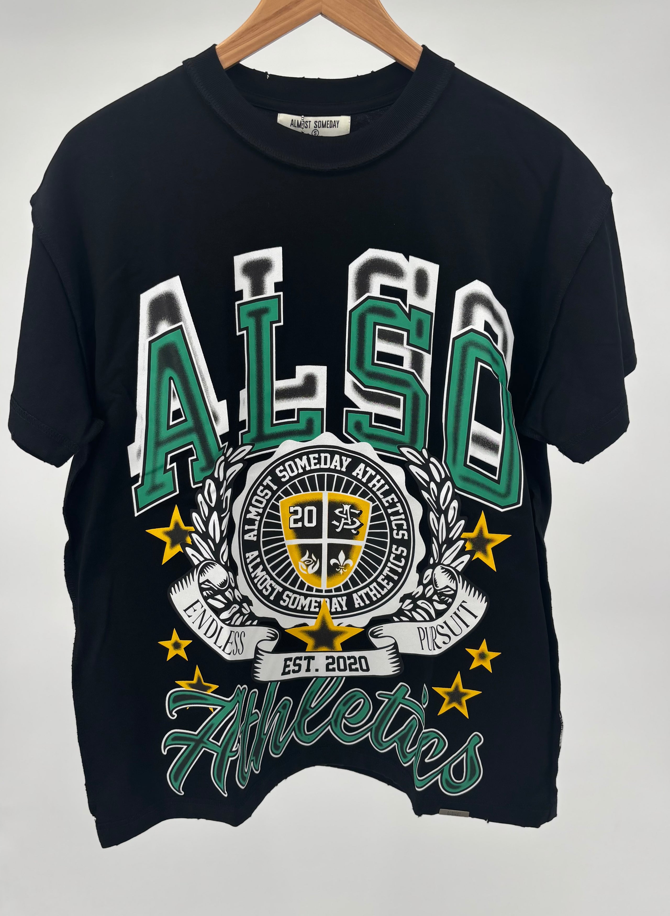 ALSO Athletics Tee Blk