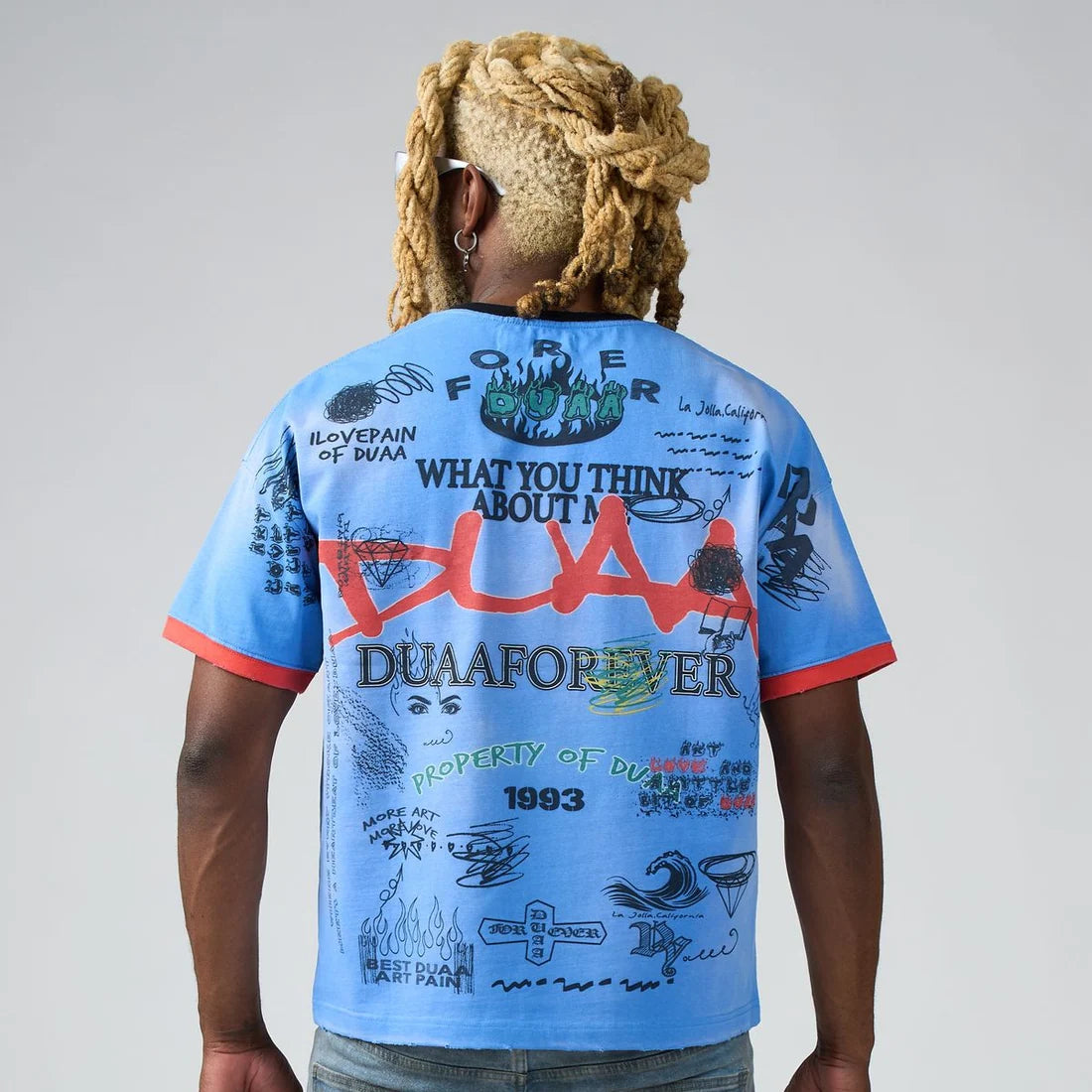 DUAA Thoughts Tee Blue