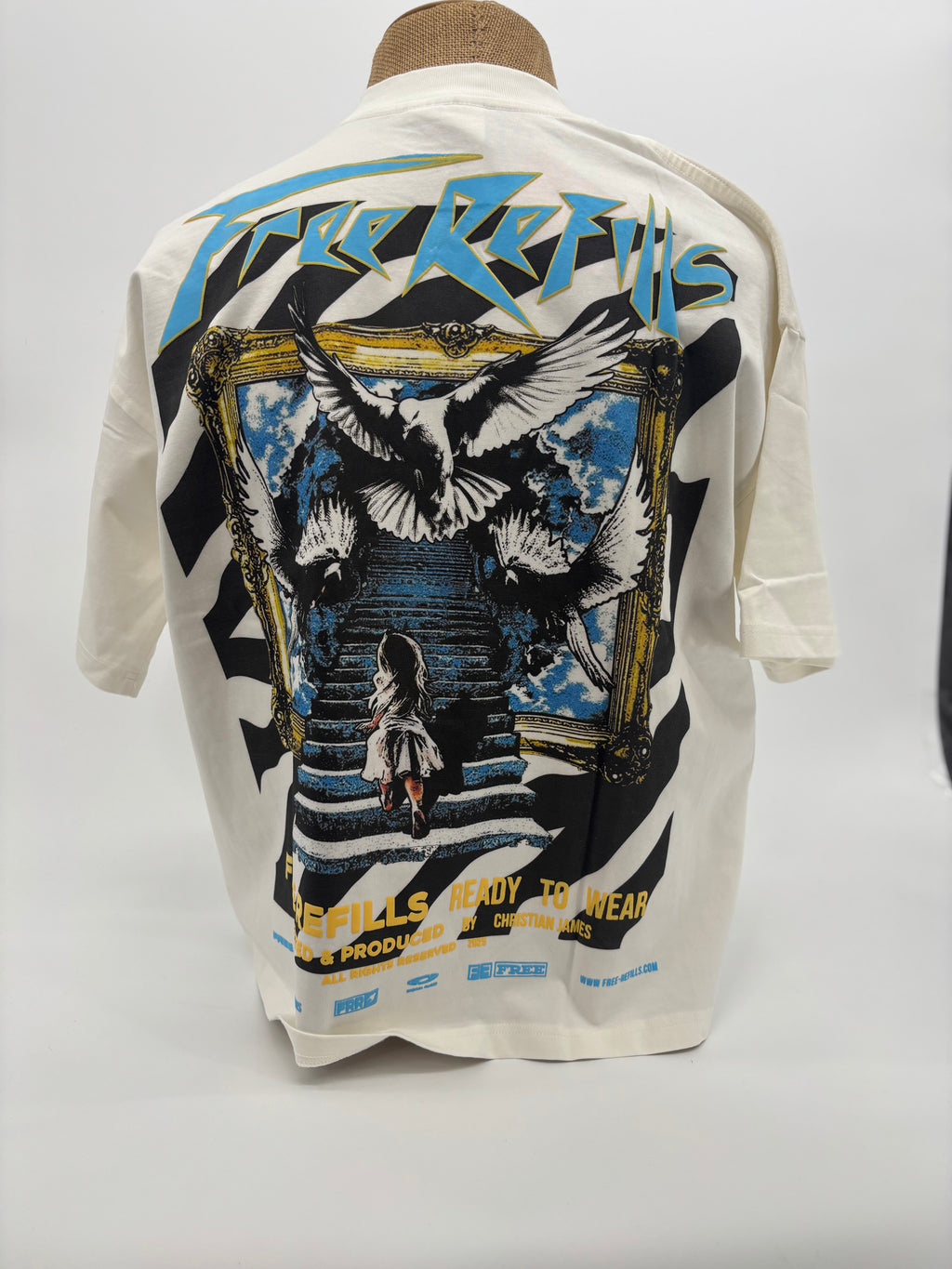 FR Zebra Tee Cream