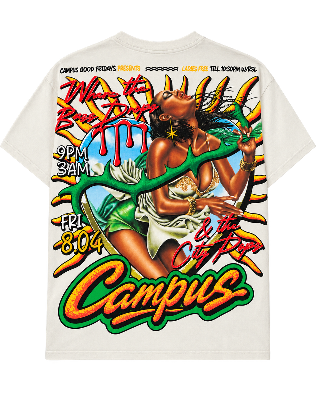 Campus Friday Tee Cream