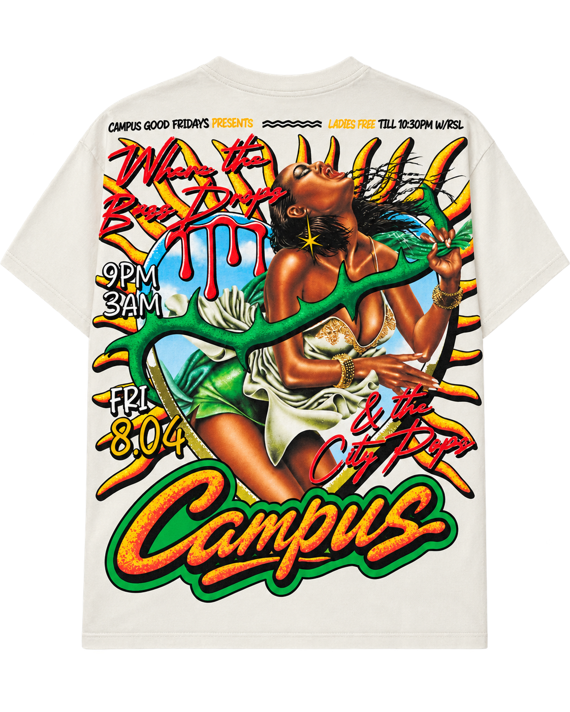 Campus Friday Tee Cream