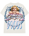 Campus Metallic Tee Cream