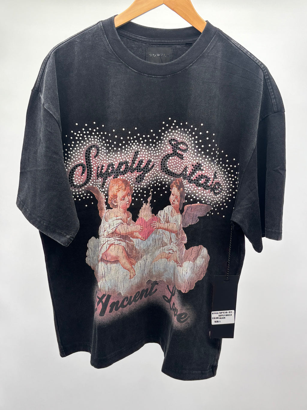 Supply Angels Tee Blk