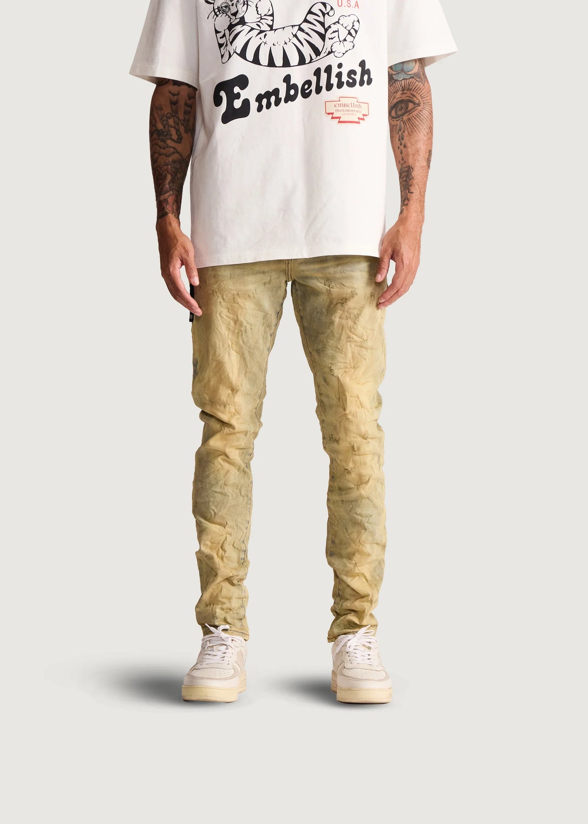 EMB David Skinny Sand Blast