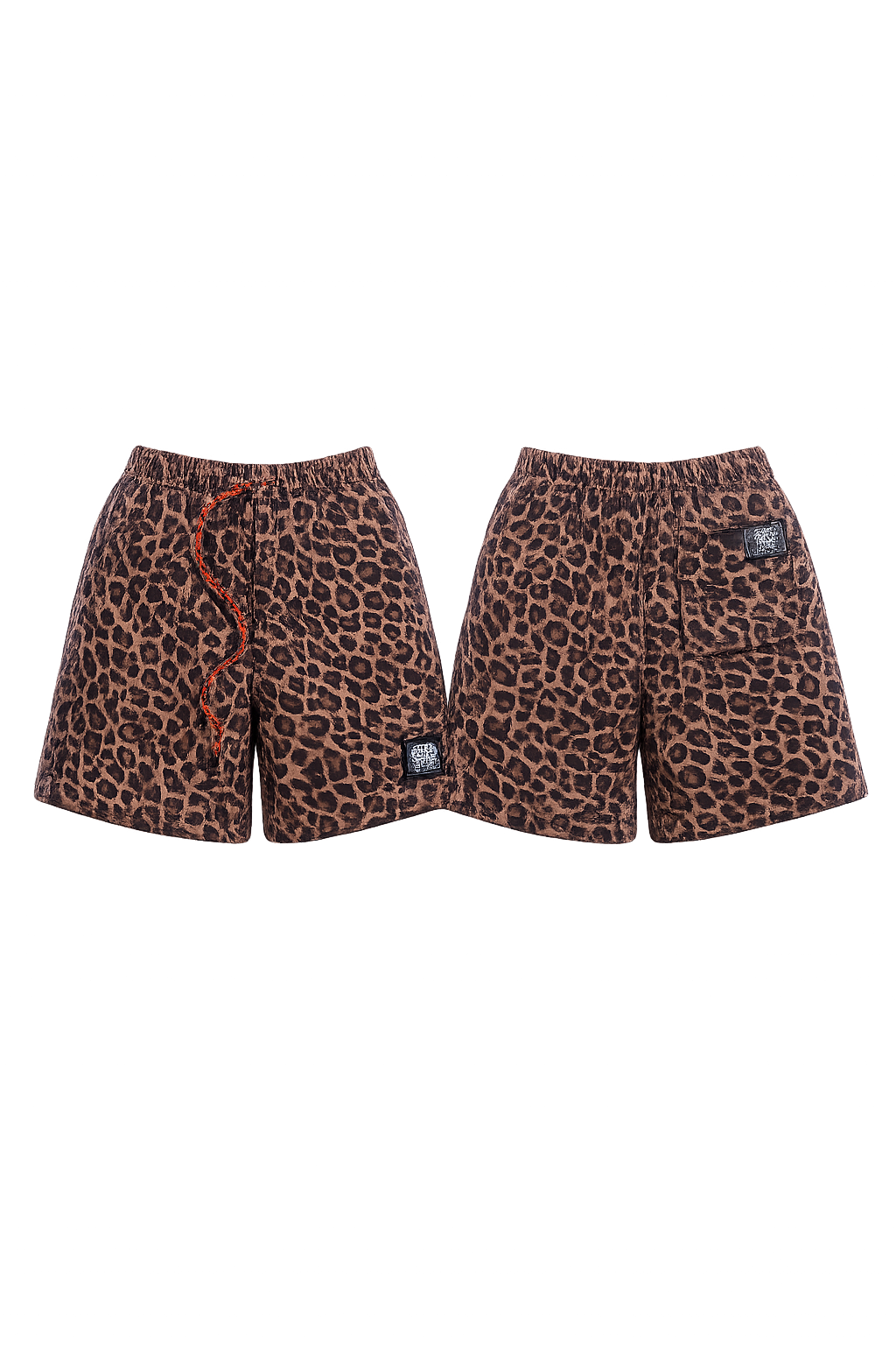 Memory Lane Printed Pattern Shorts Cheetah