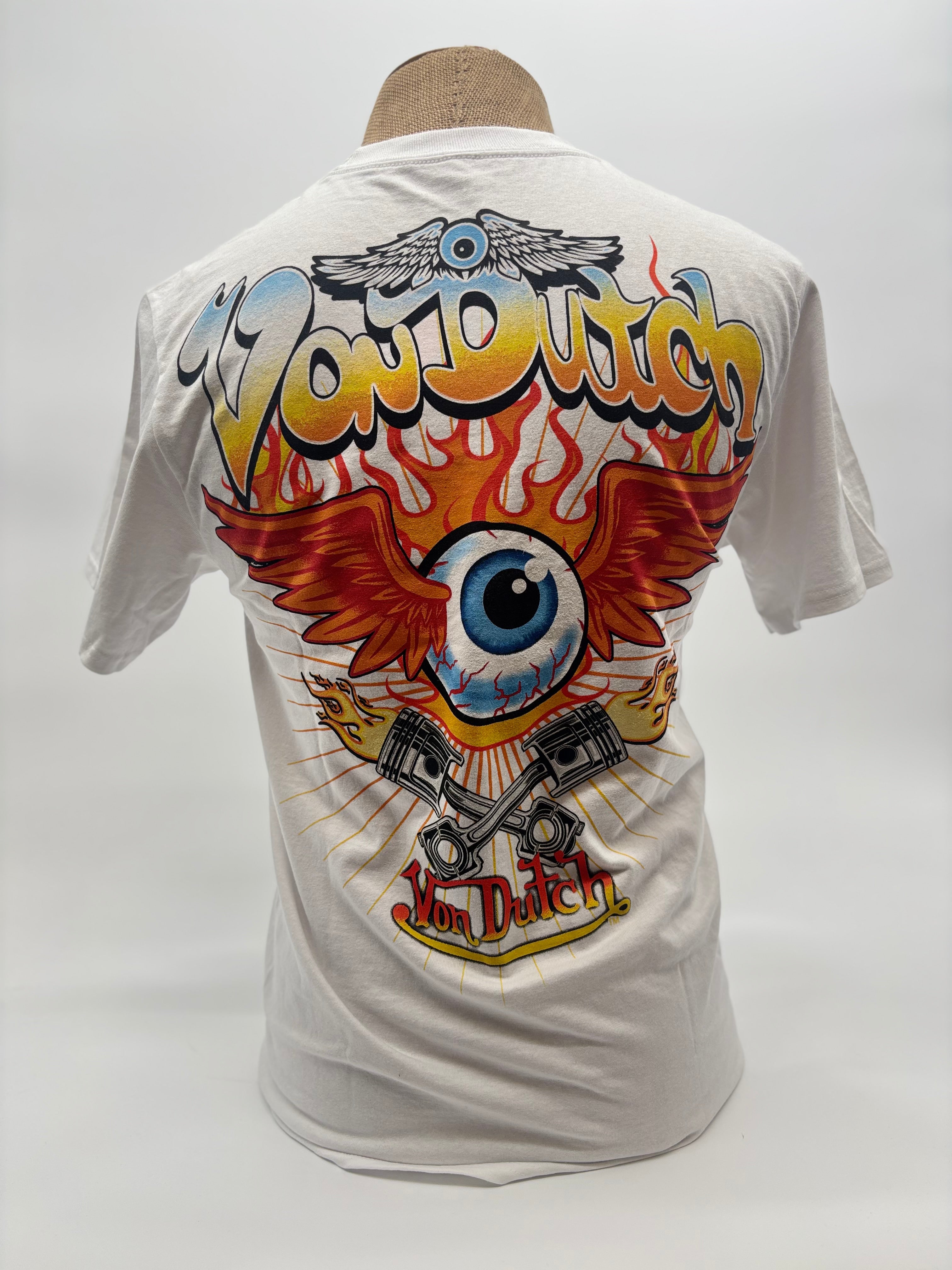 Von Dutch Flying Eye Tee Wht