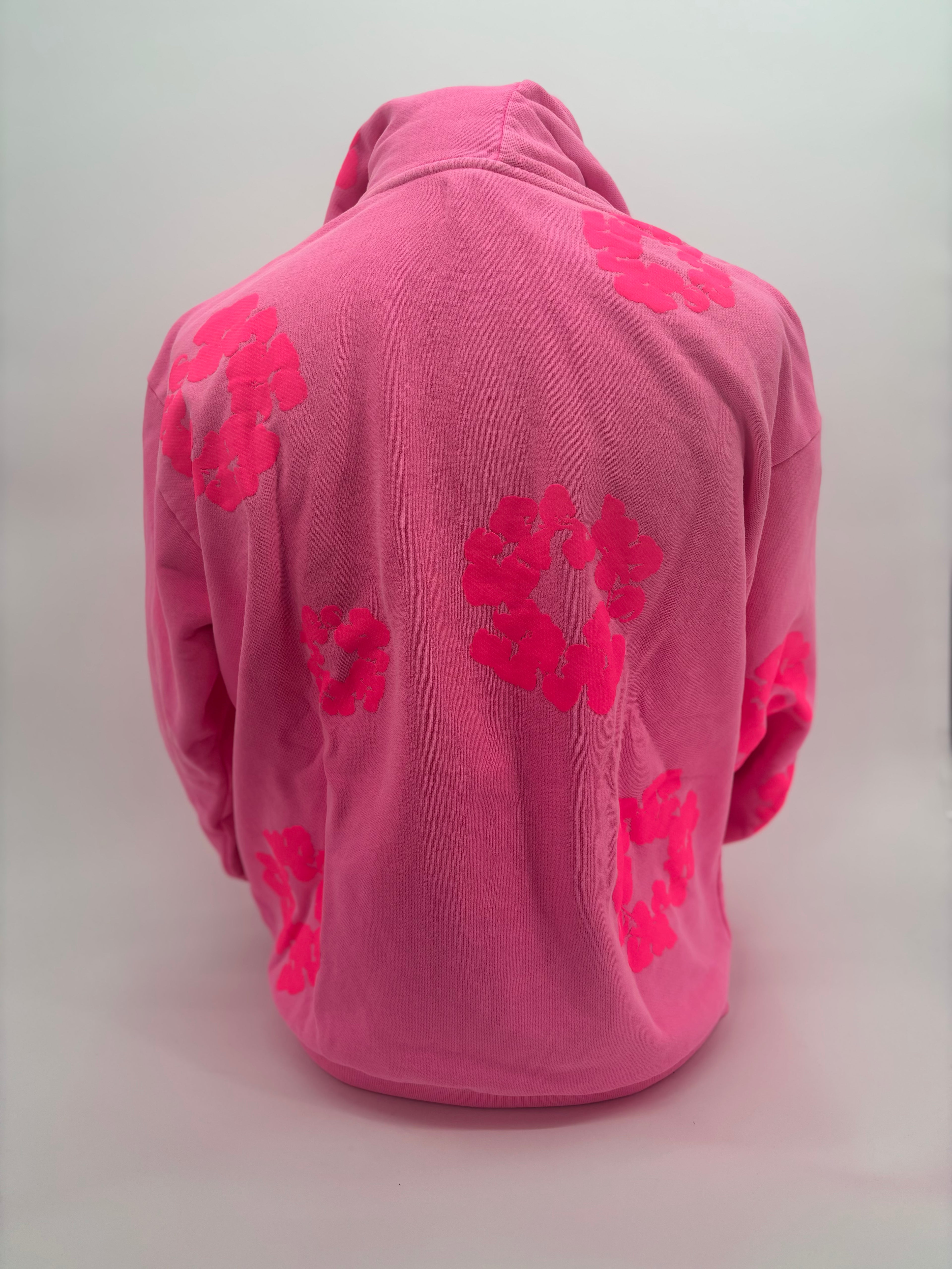 Denim Tears Mono Wreath Hoodie Pink