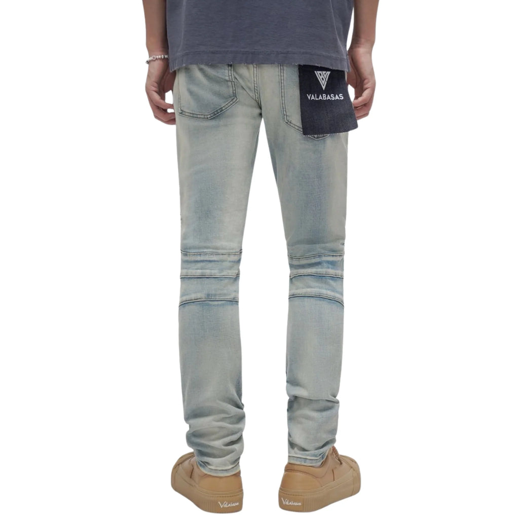 Valabasas Mr Biker Skinny Jeans Lt Wash