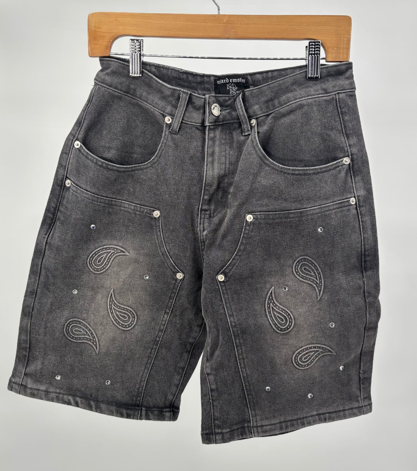 ME Paisley Shorts Blk