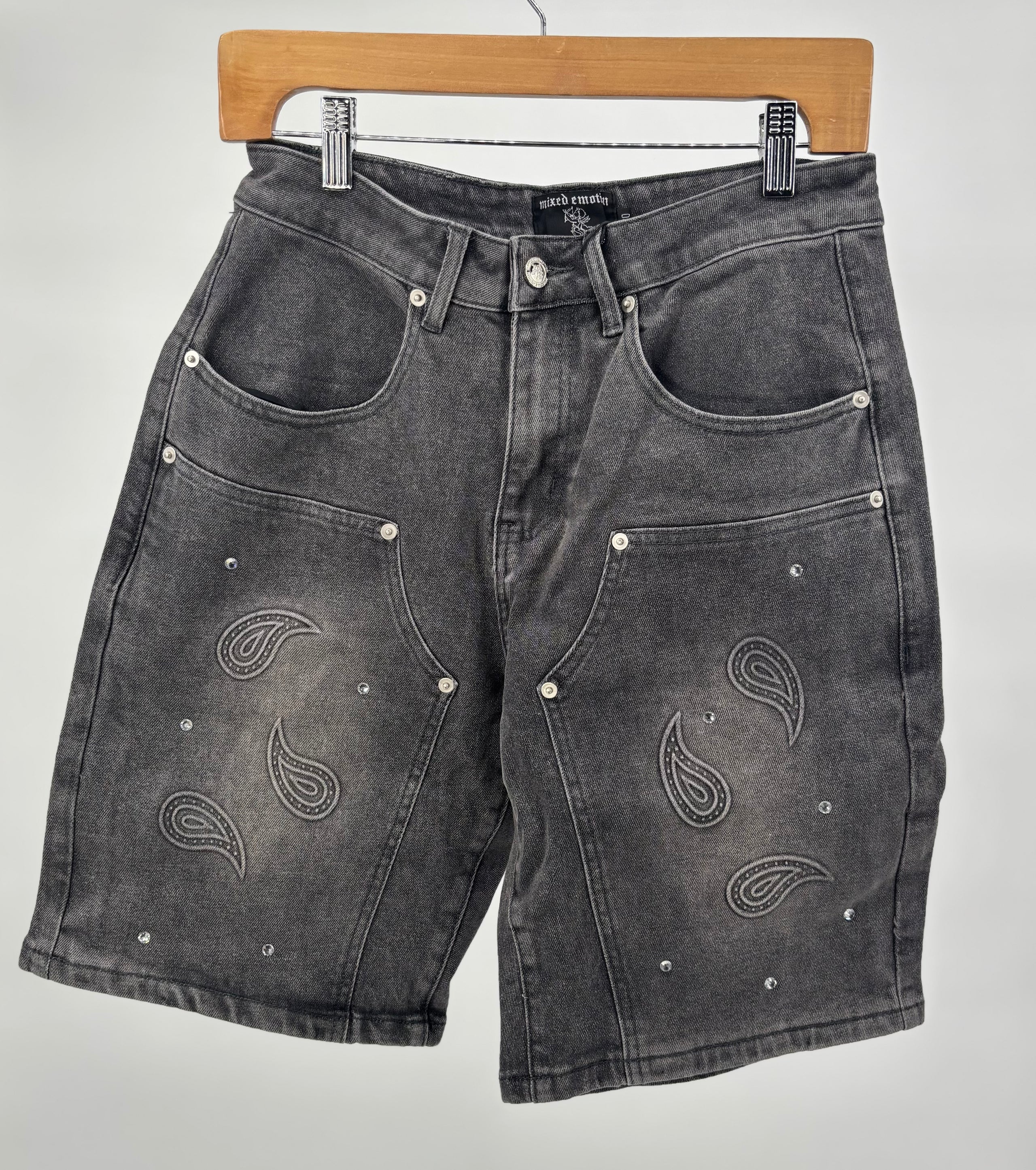 ME Paisley Shorts Blk