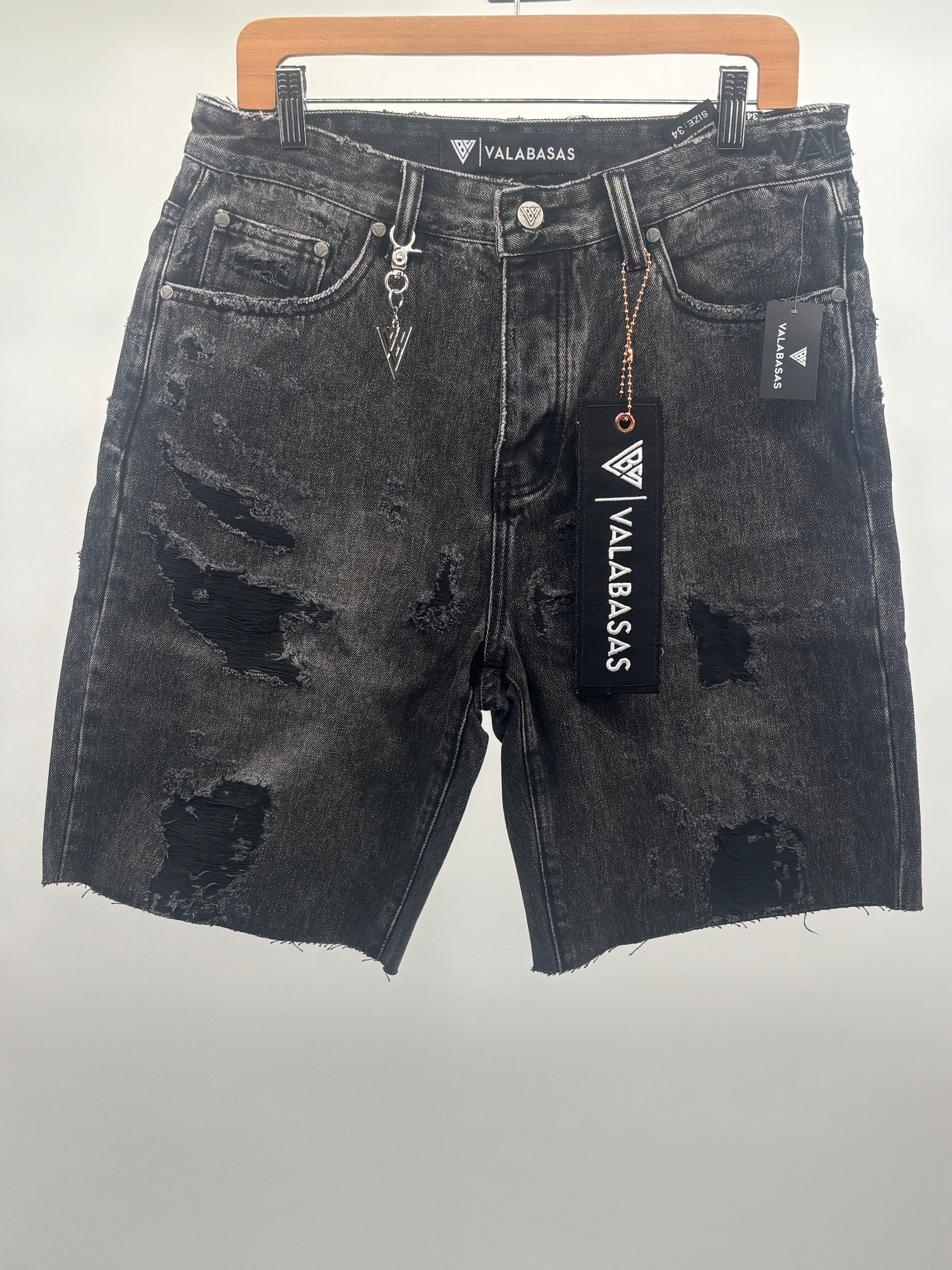 Valabasas Compass Jorts Grey Wash