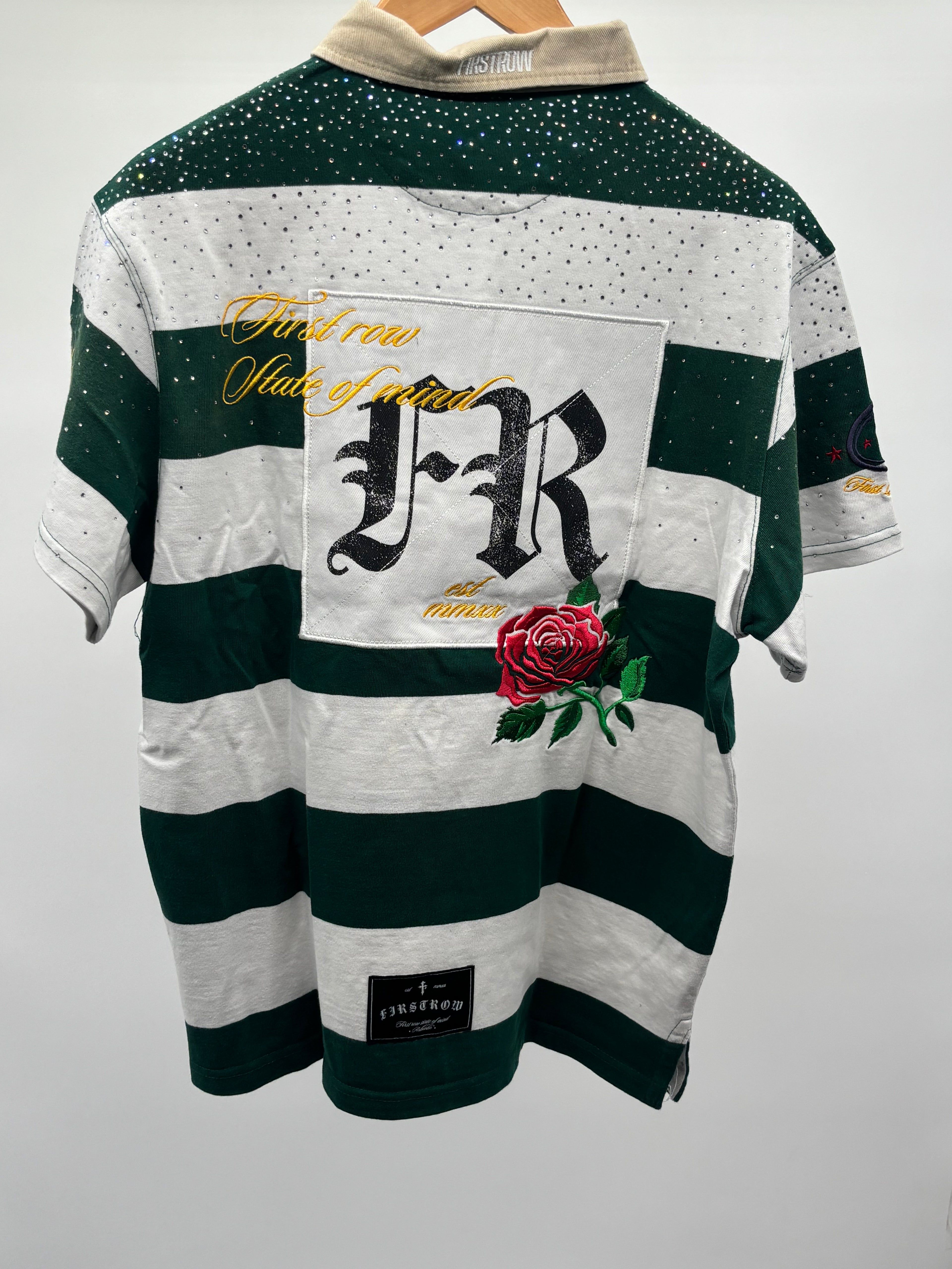 First Row Rugby Polo Green
