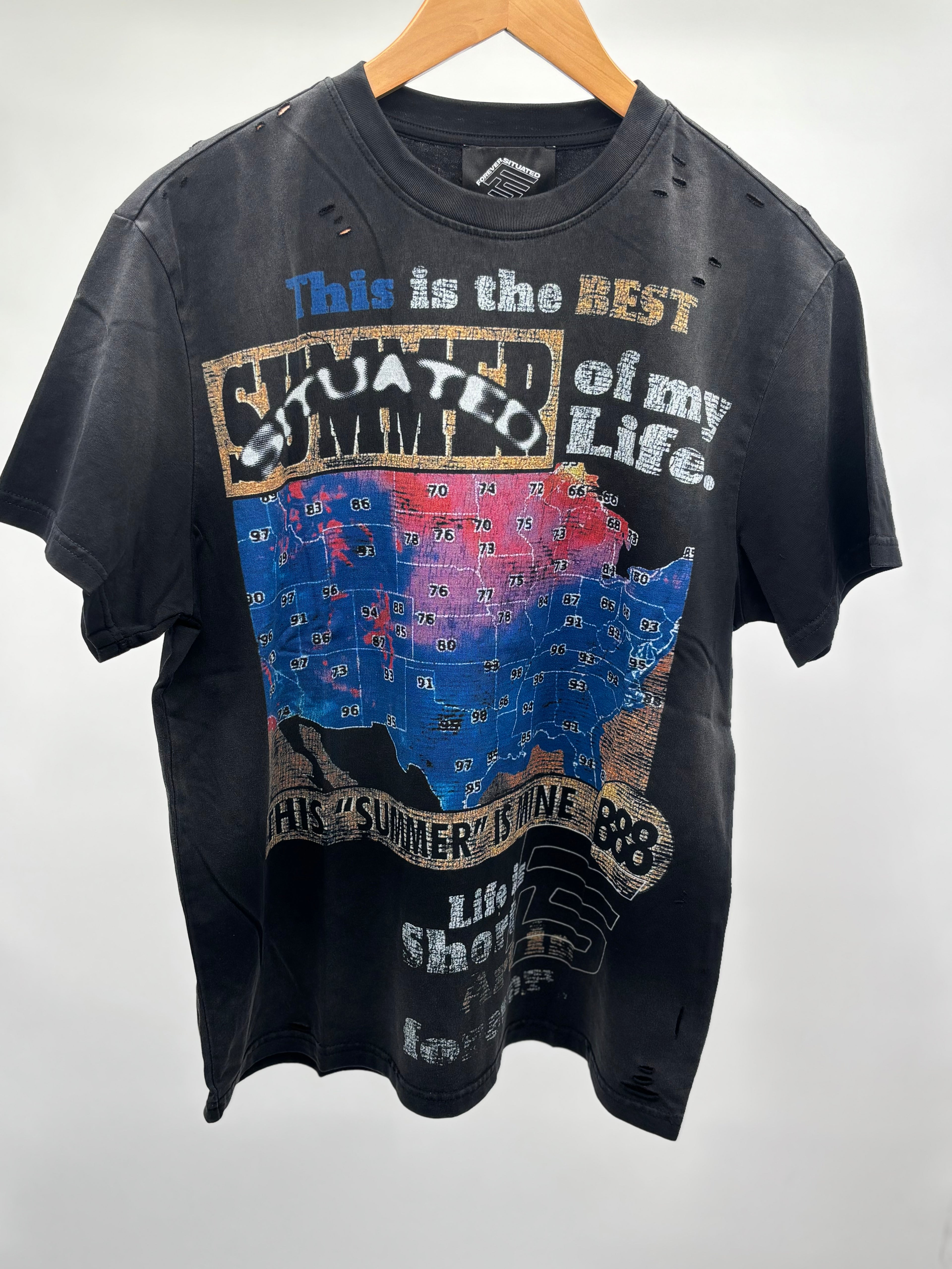 Forever Situated Summer Tee Blk