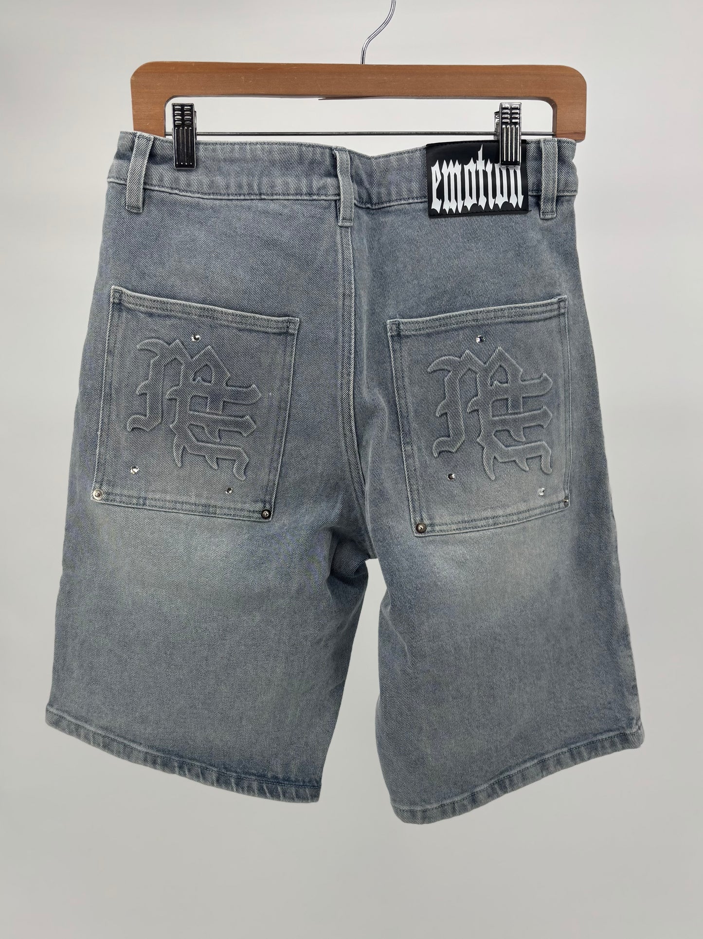 Mixed Emotions Paisley Shorts Blue