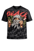 Concept LA Peace Tee Blk Wash