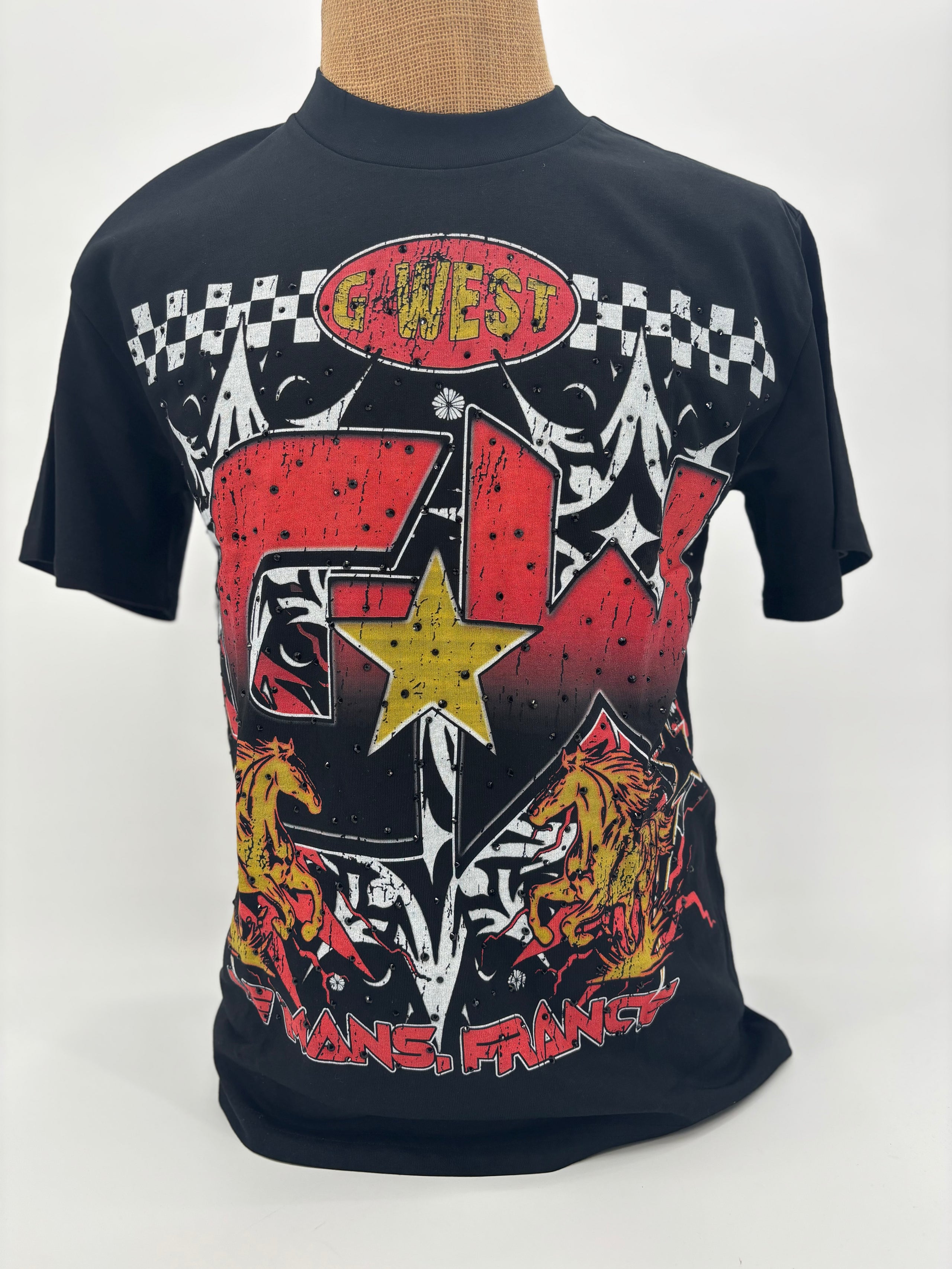 GWest Le Mans France Tee Blk Red