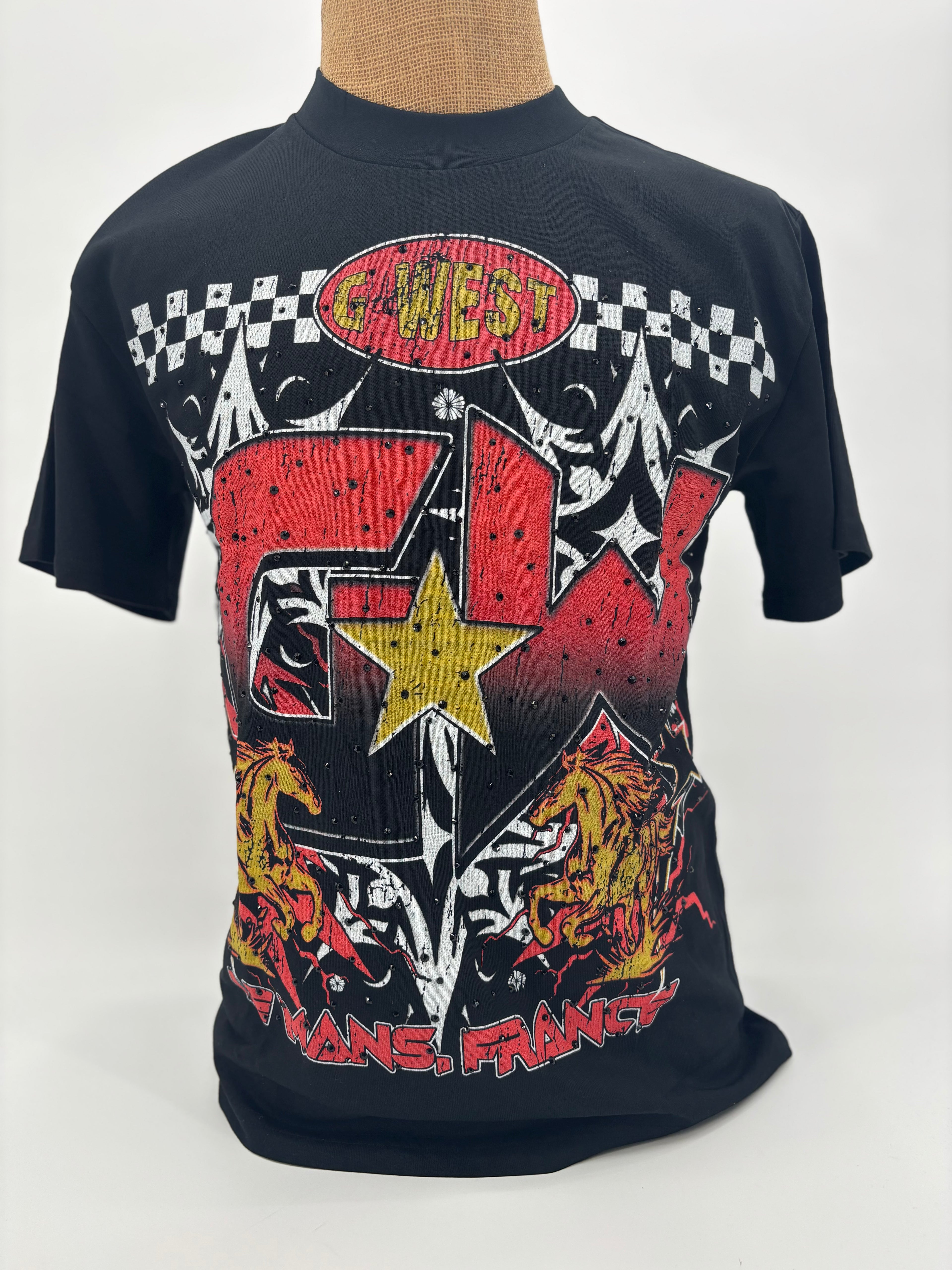 GWest Le Mans France Tee Blk Red