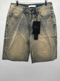 KDNK Rhinestone Shorts Blue
