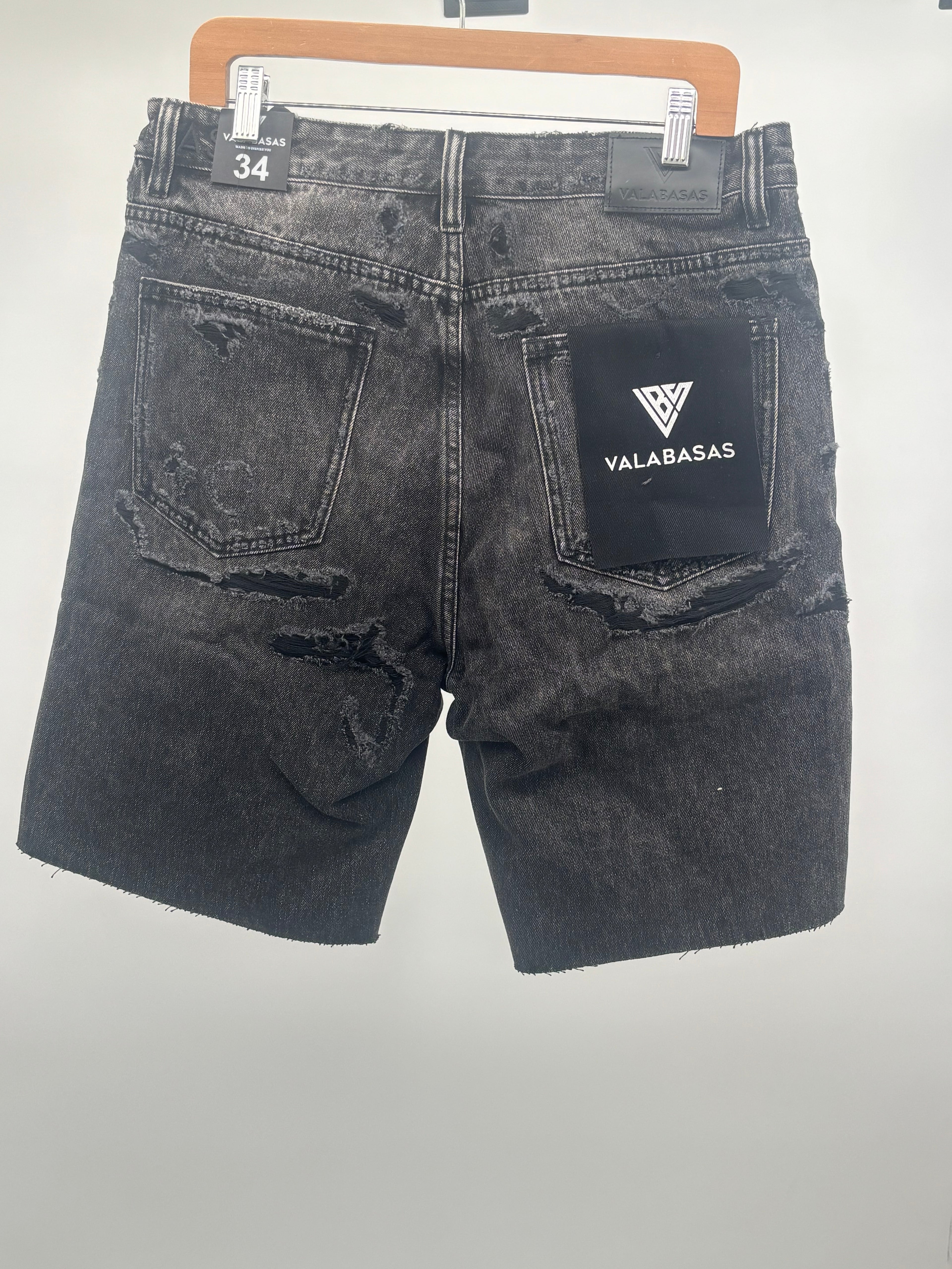 Valabasas Compass Jorts Grey Wash