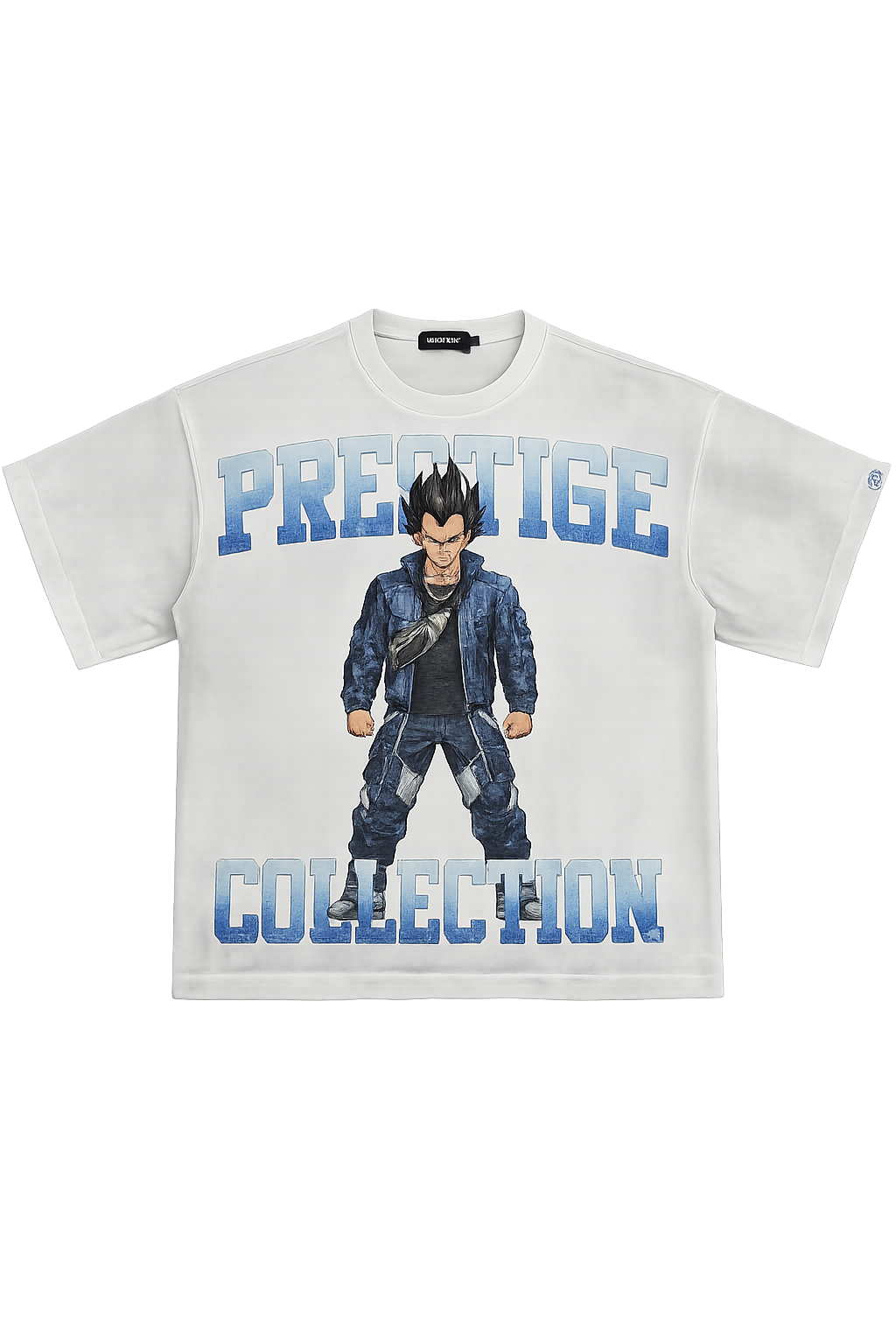 Prestige Drippy Vegeta Tee Blue Aura