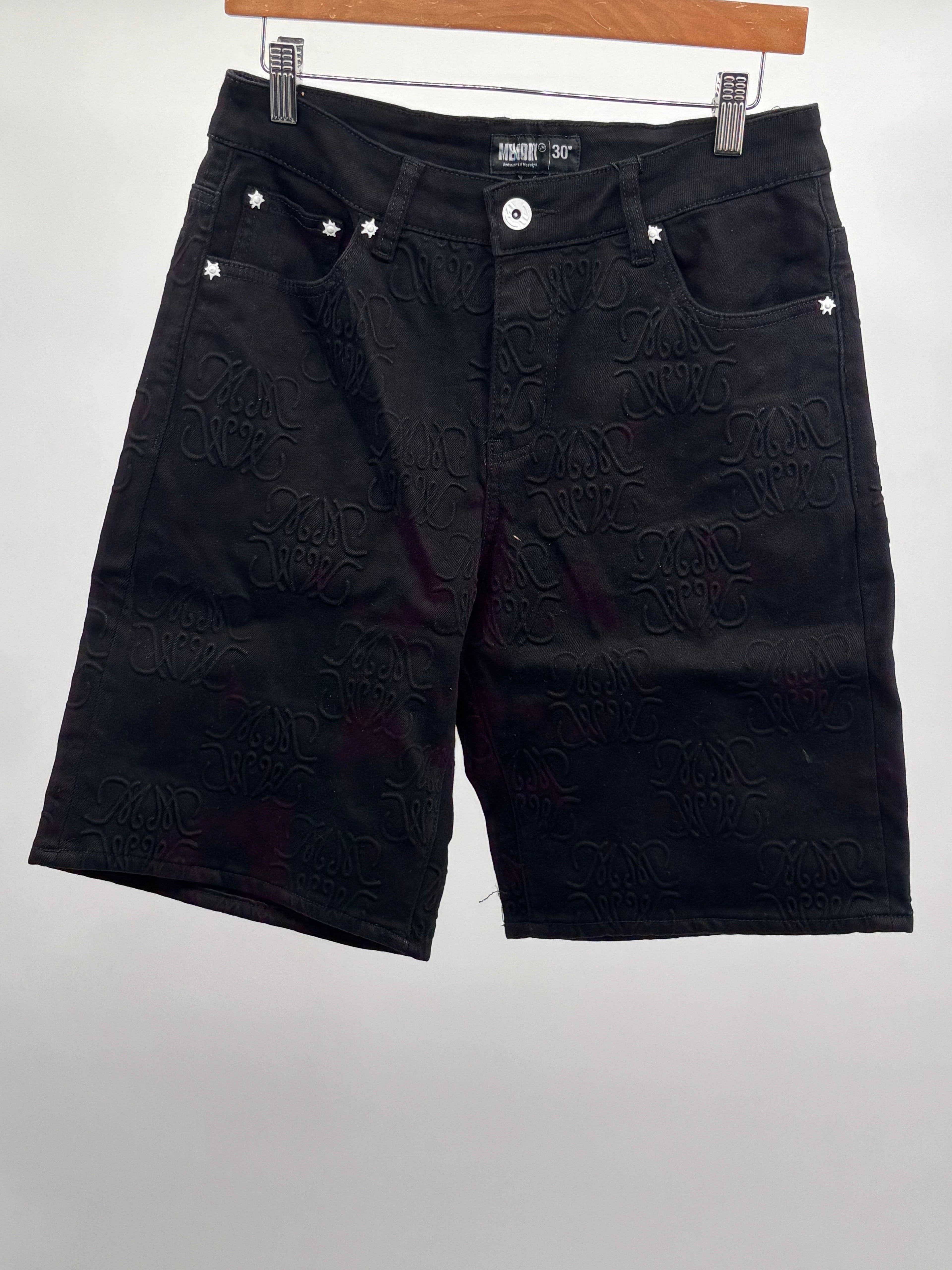 ML Monogram Denim Short Blk Rinse