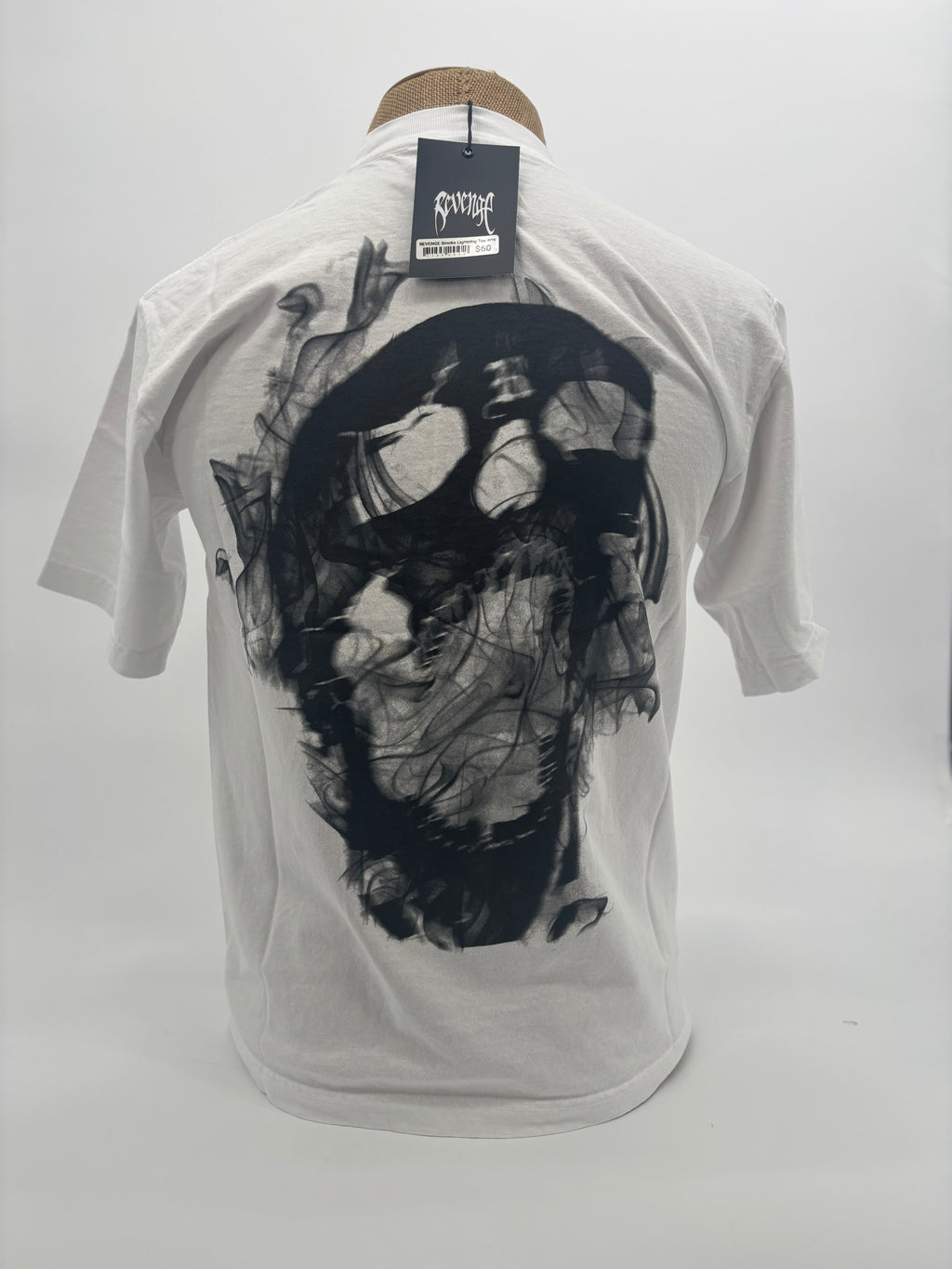 Revenge Smoke Lightning Tee Wht