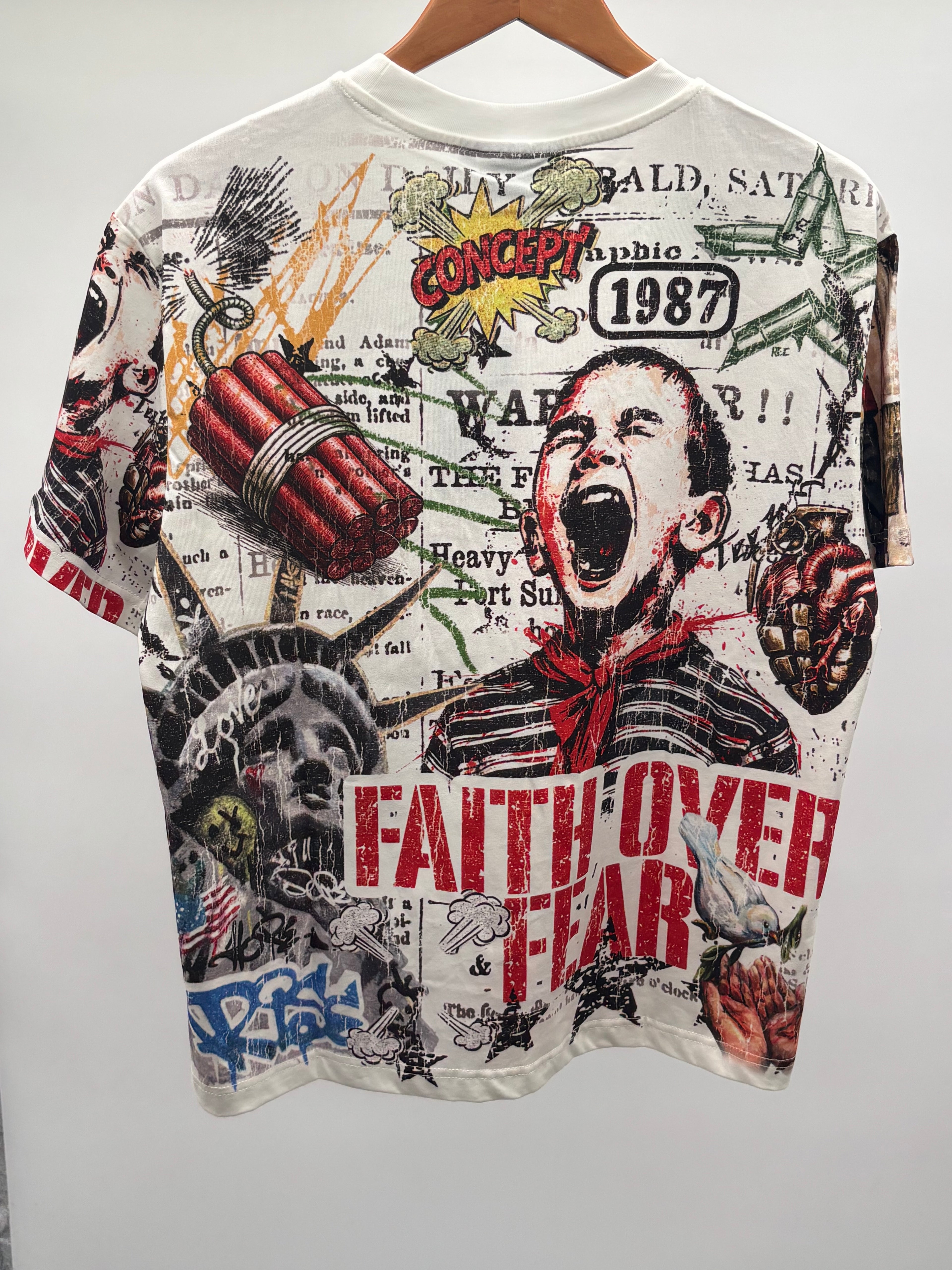 Concept LA Over Fear Tee White