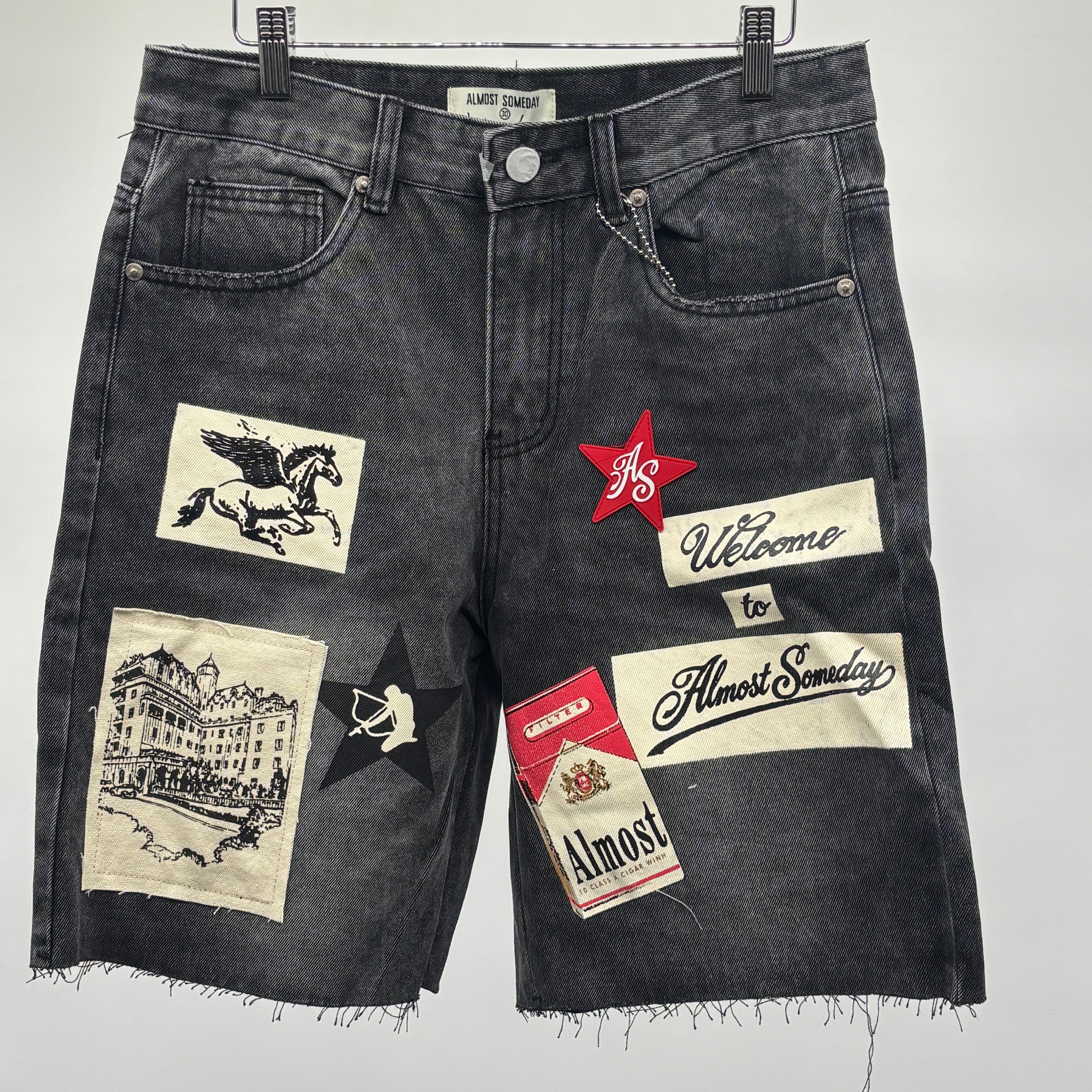 ALSO Welcome Denim Jorts Blk
