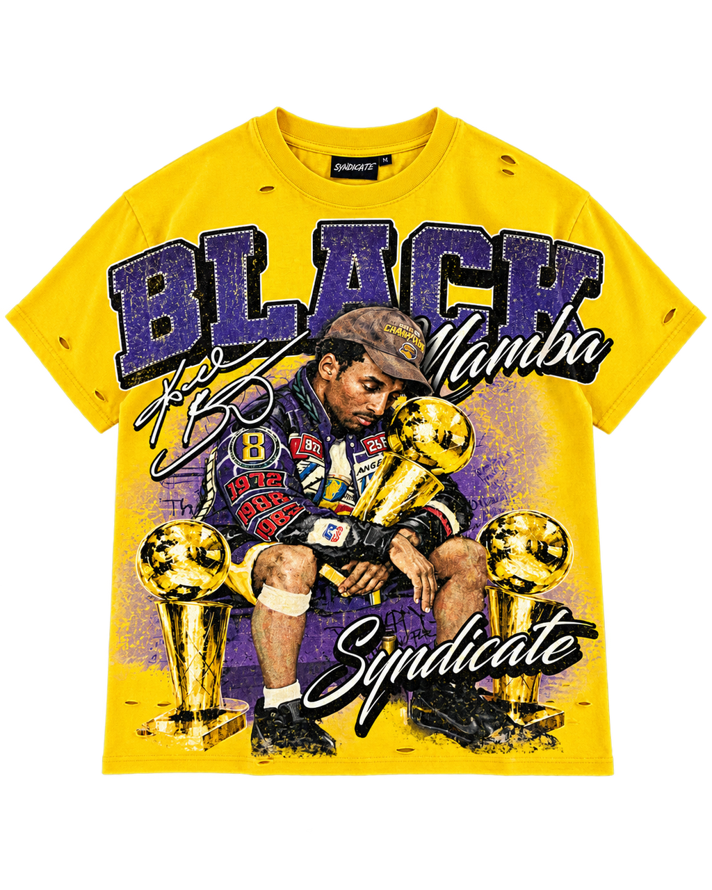 Syndicate KB Tee Yellow Wash