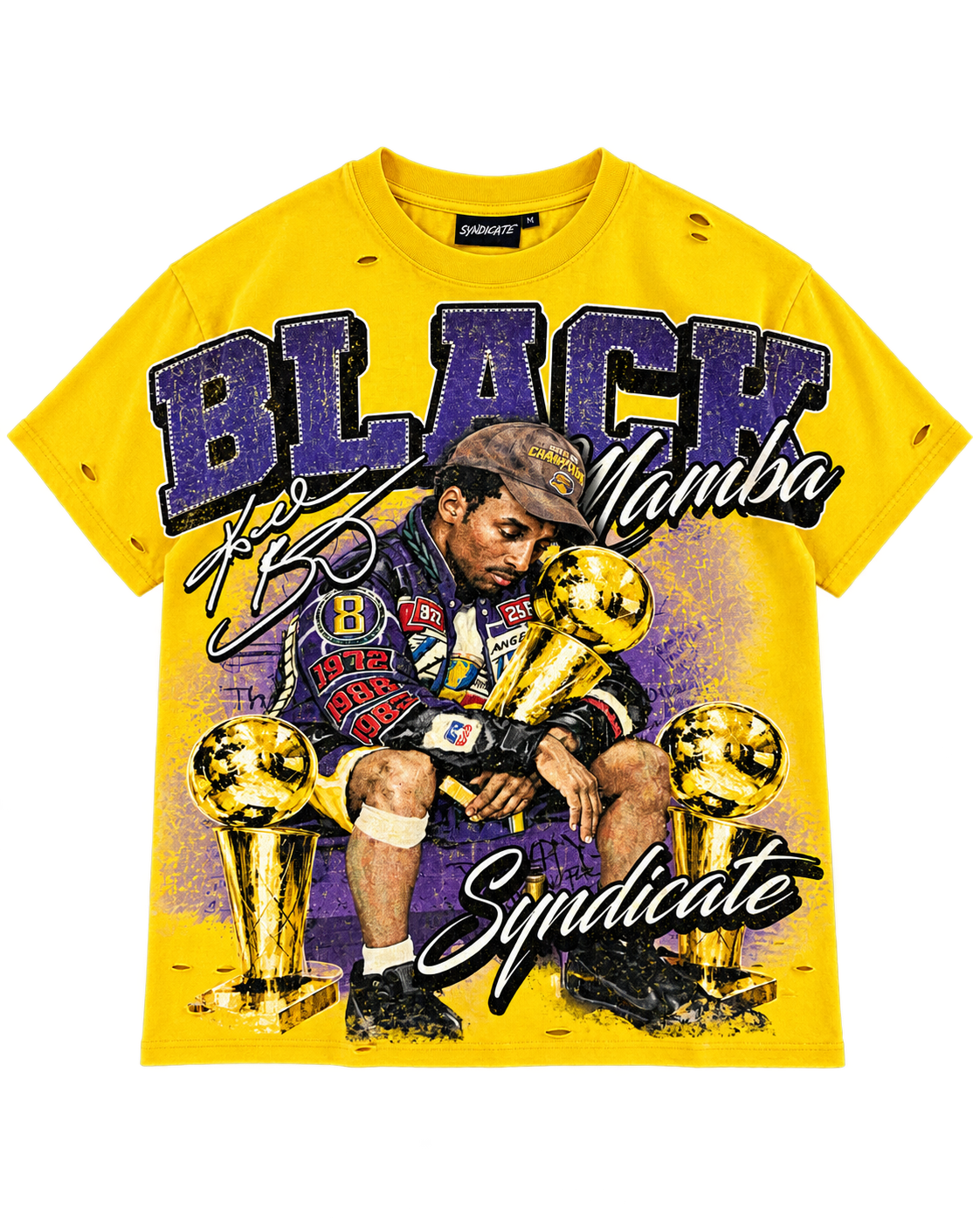 Syndicate KB Tee Yellow Wash