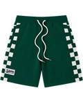 Campus Checkered Jacquard Shorts Green