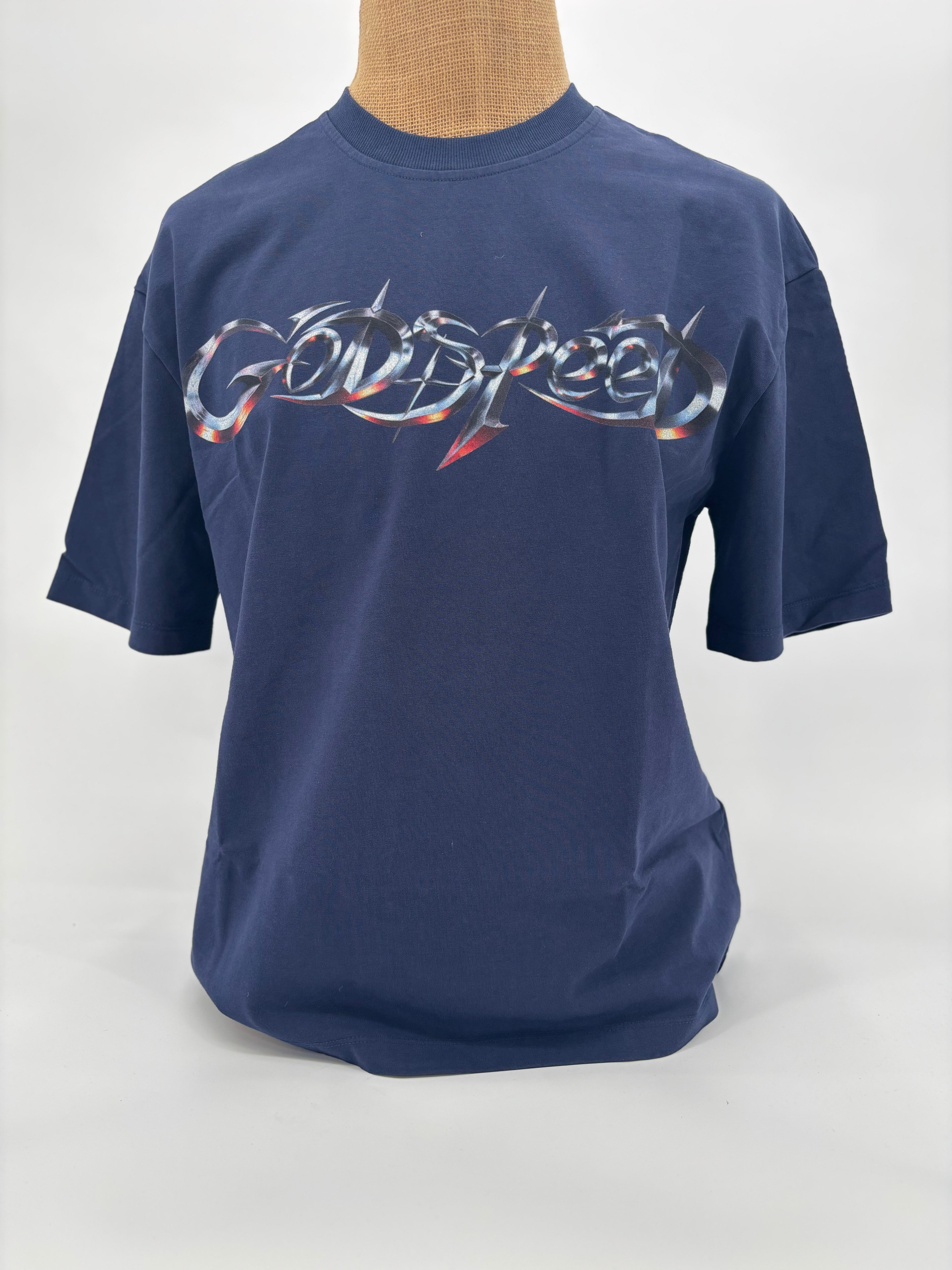 Godspeed New Age Logo Tee Navy