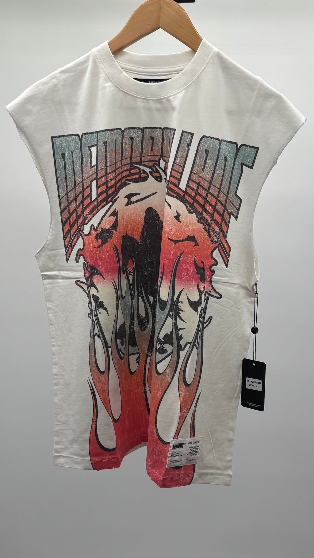 Memory Lane Global Fire S/L Tee Antq Wht