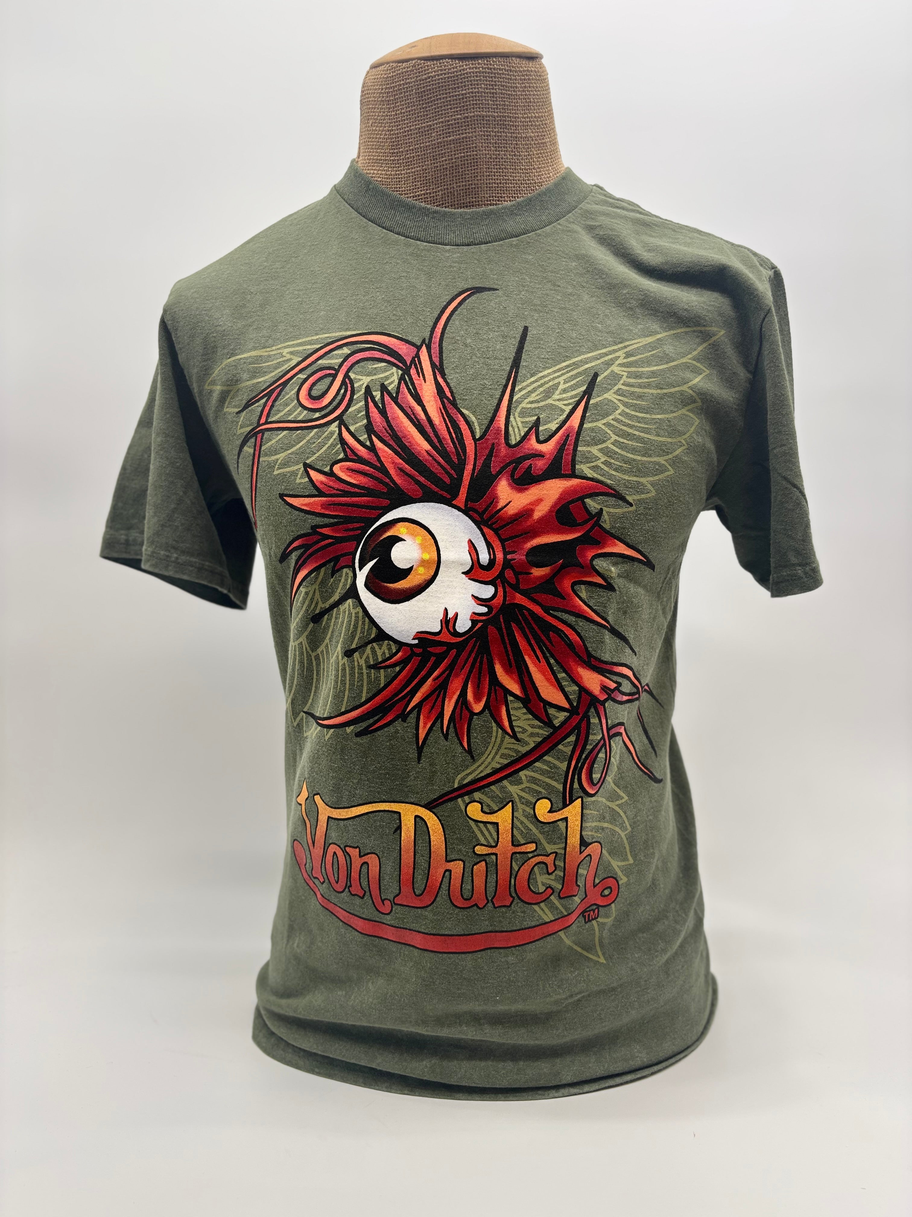 Von Dutch Flying Eye Tee Green