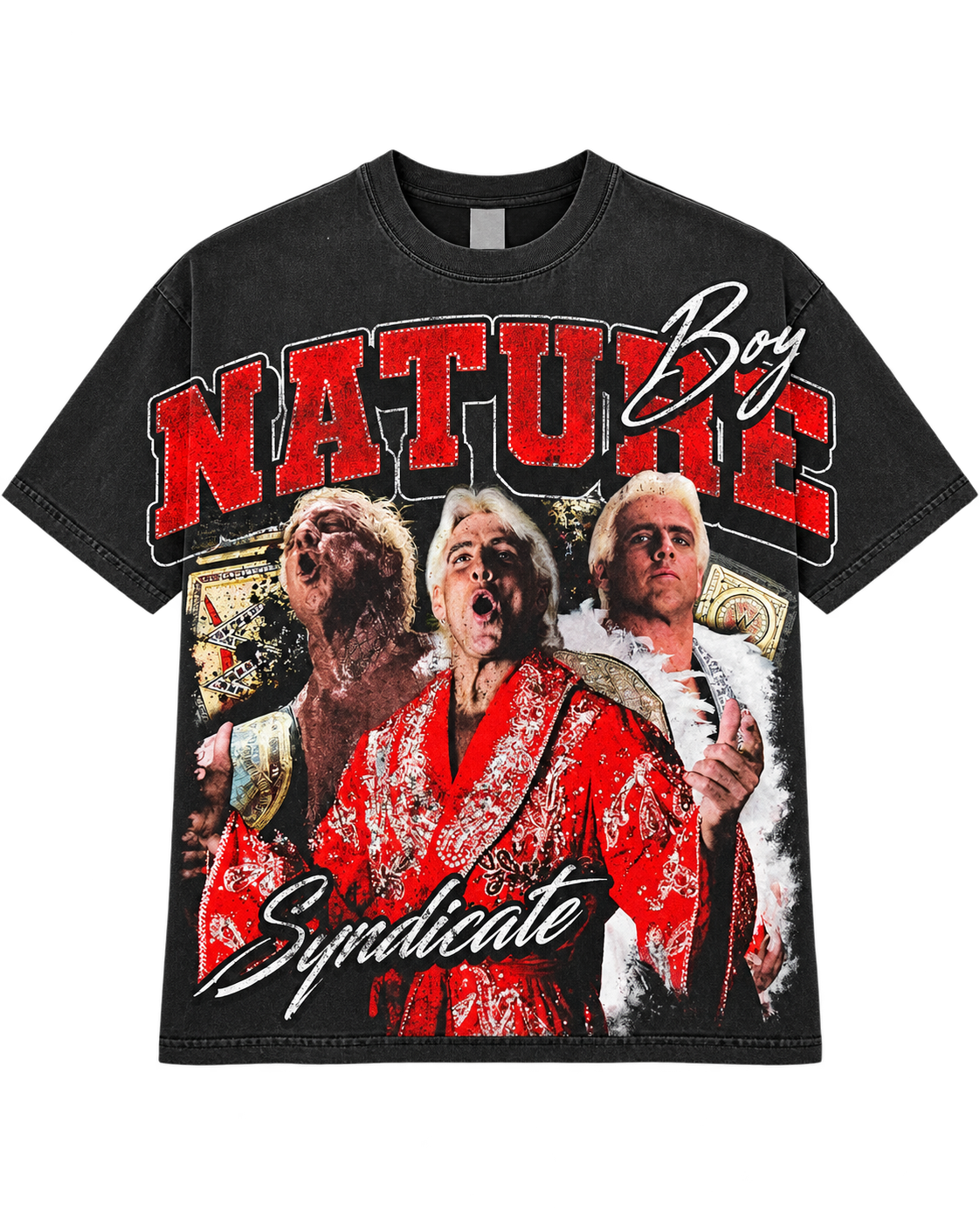 Syndicate Nature Boy Tee Blk Wash
