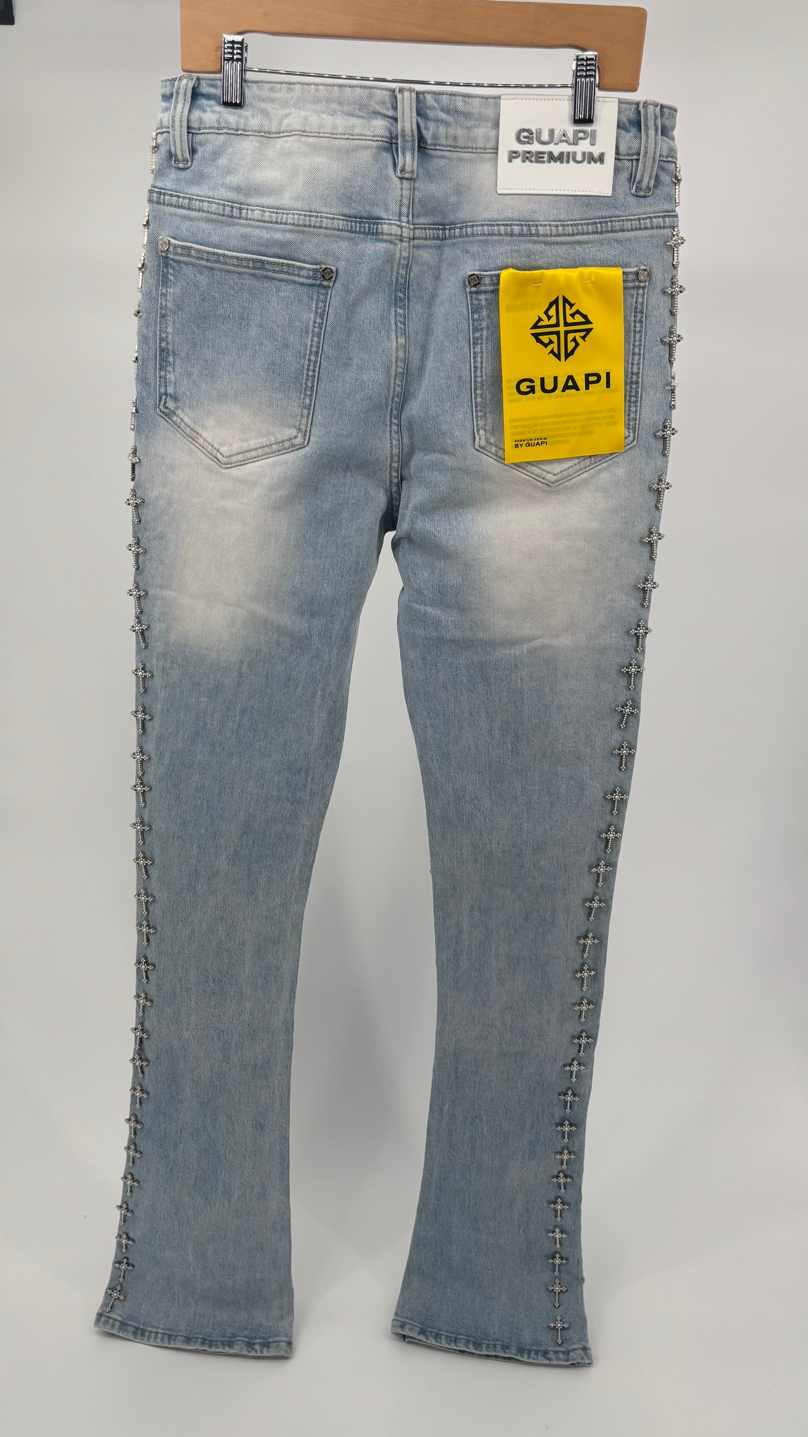 Guapi Vintage Blue Crosses Denim